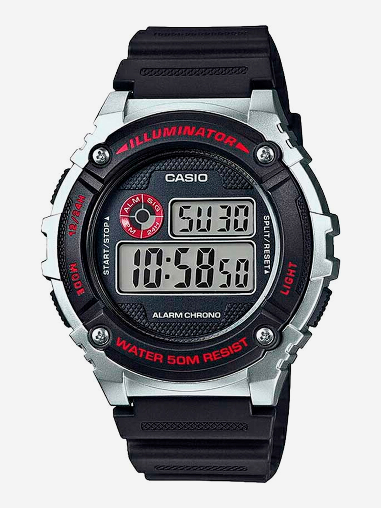 

Наручные часы Casio Collection W-216H-1C, Черный