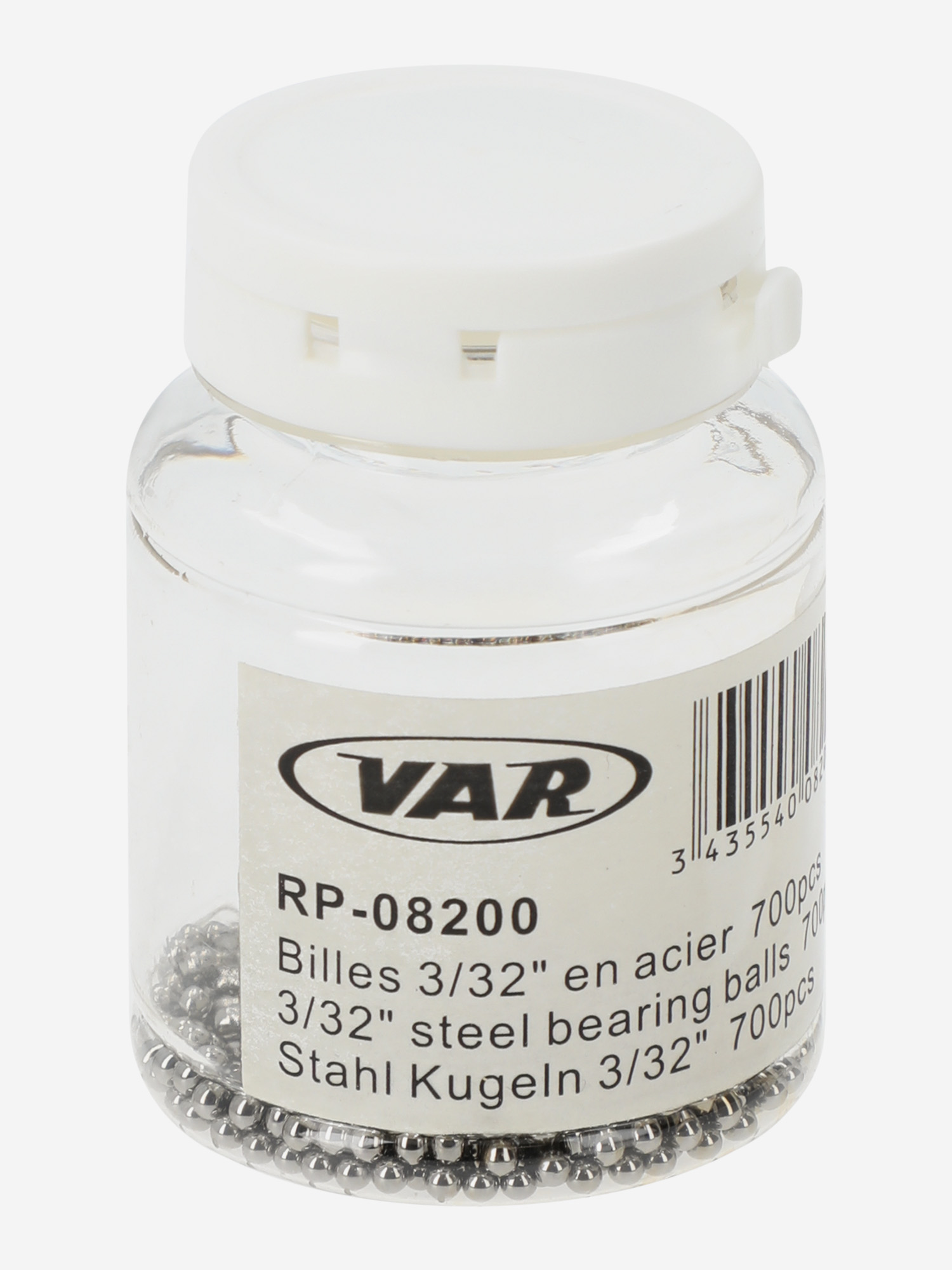 

Подшипники для втулок VAR RP-08200 3/32", 700 шт, Серебряный