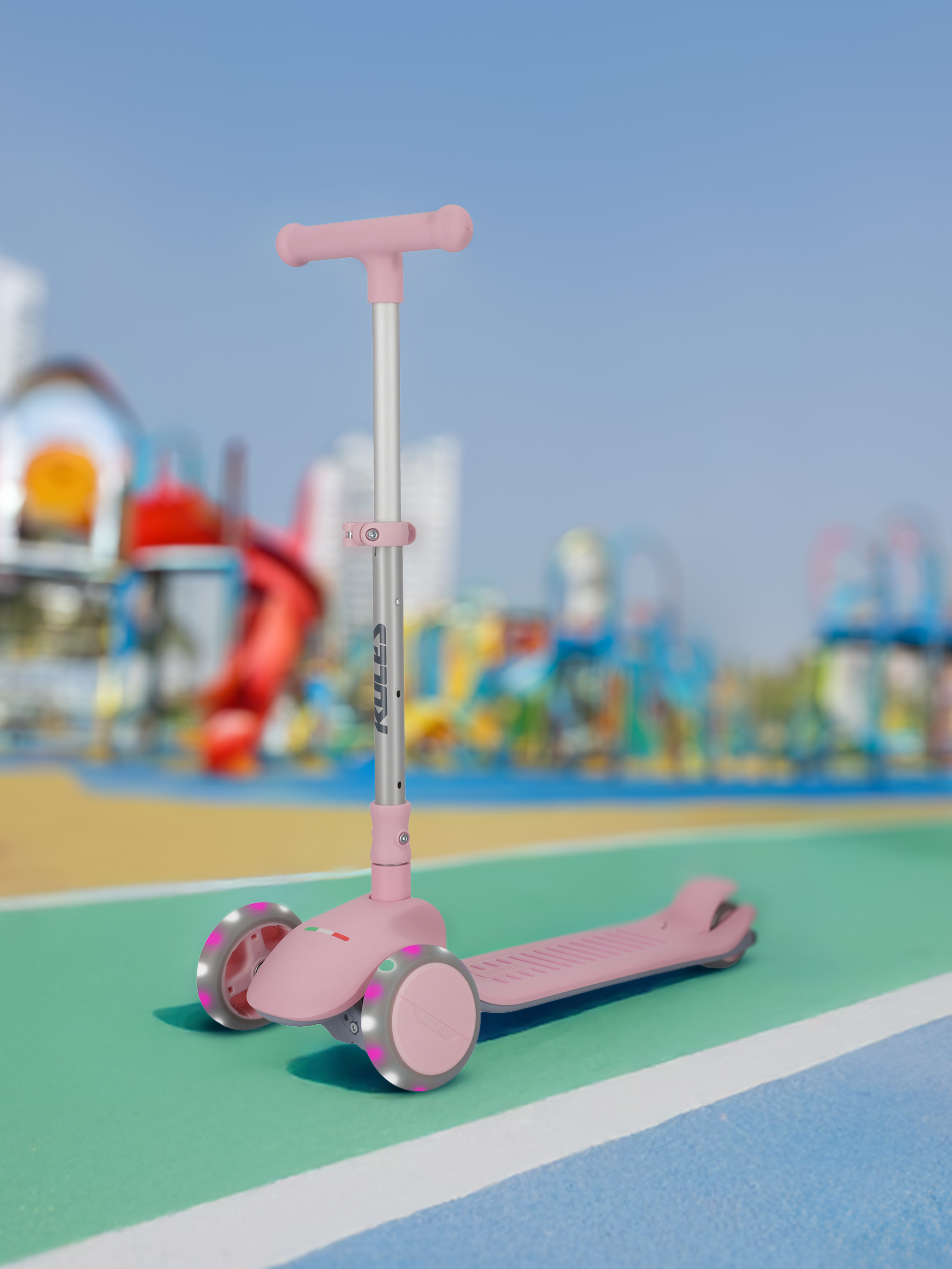 

Самокат 3-х колесный детский Roces Primo 125 мм, Розовый