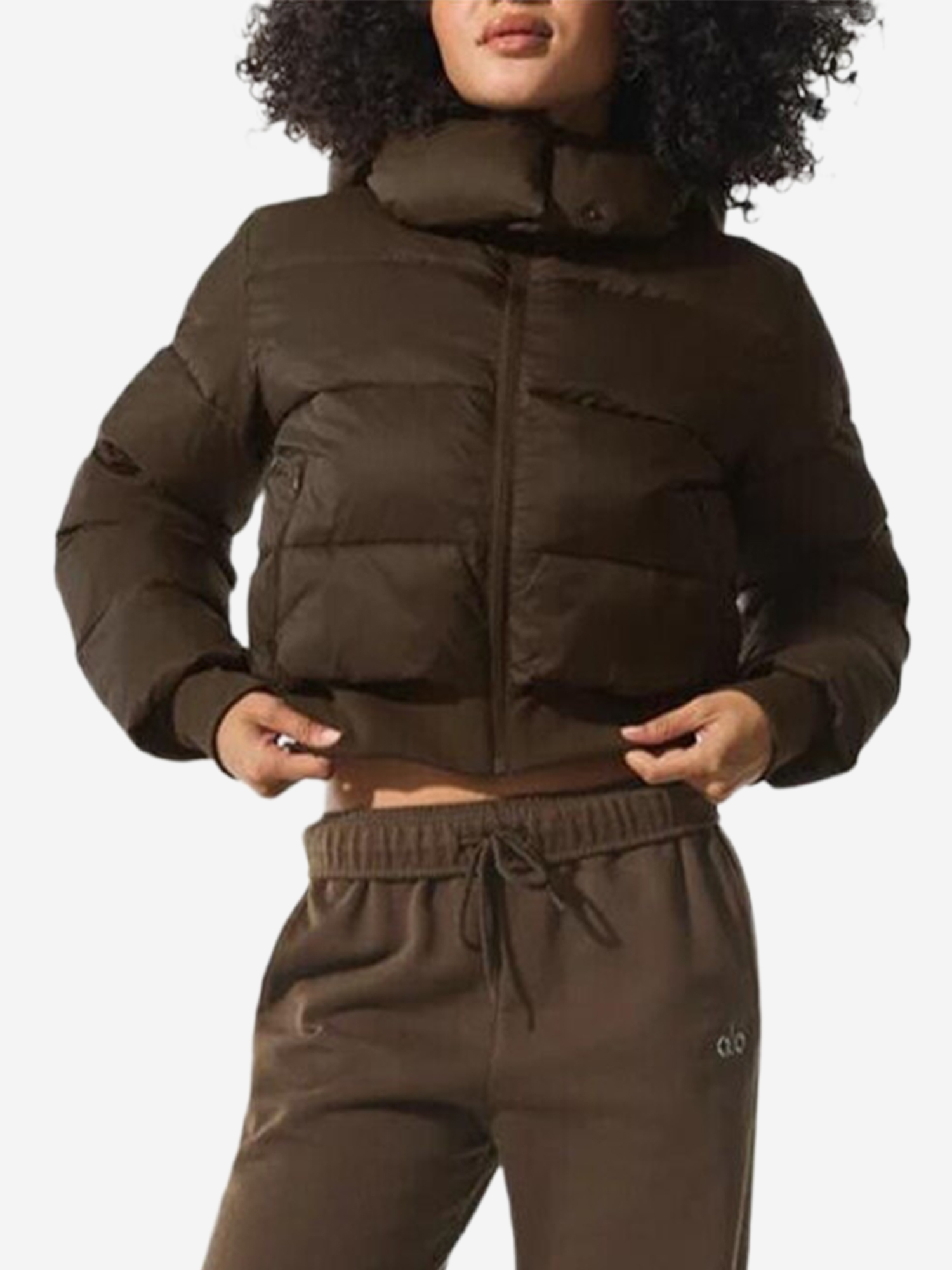 Изображение товара Куртка женская Alo Yoga Foxy Puffer Jacket, Коричневый
