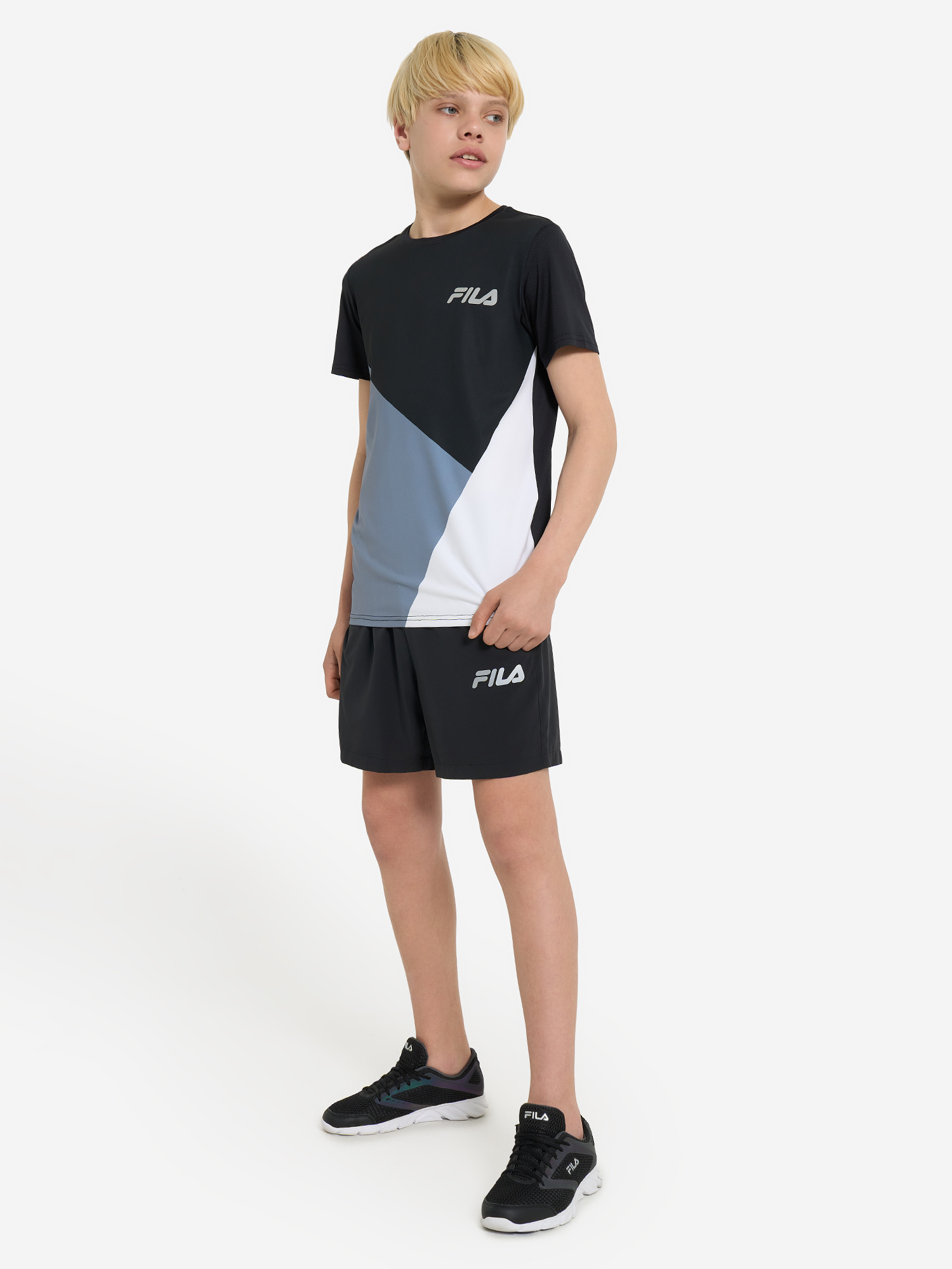 фото Футболка для мальчиков fila, черный