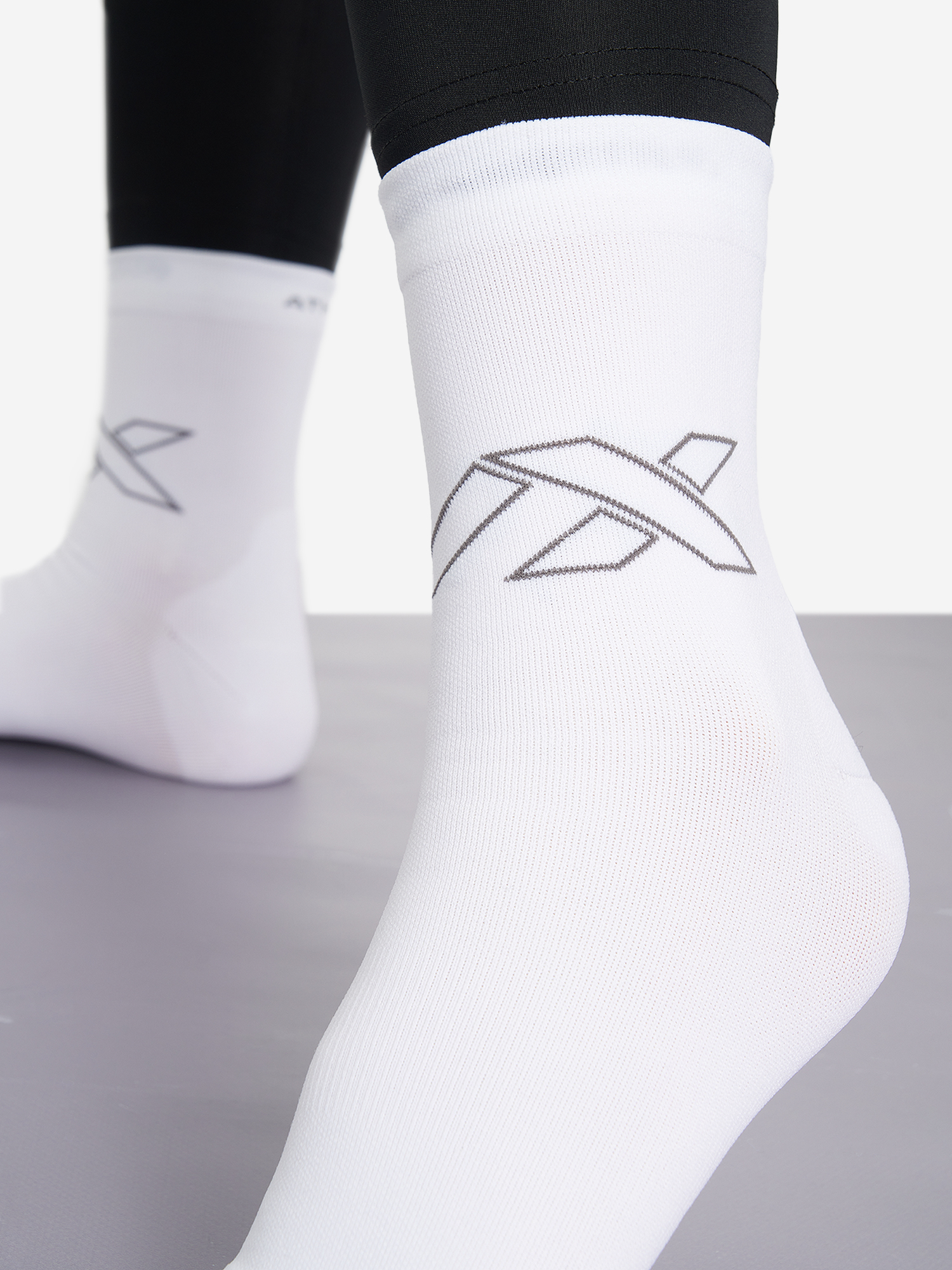 фото Носки athlex , 1 пара, белый