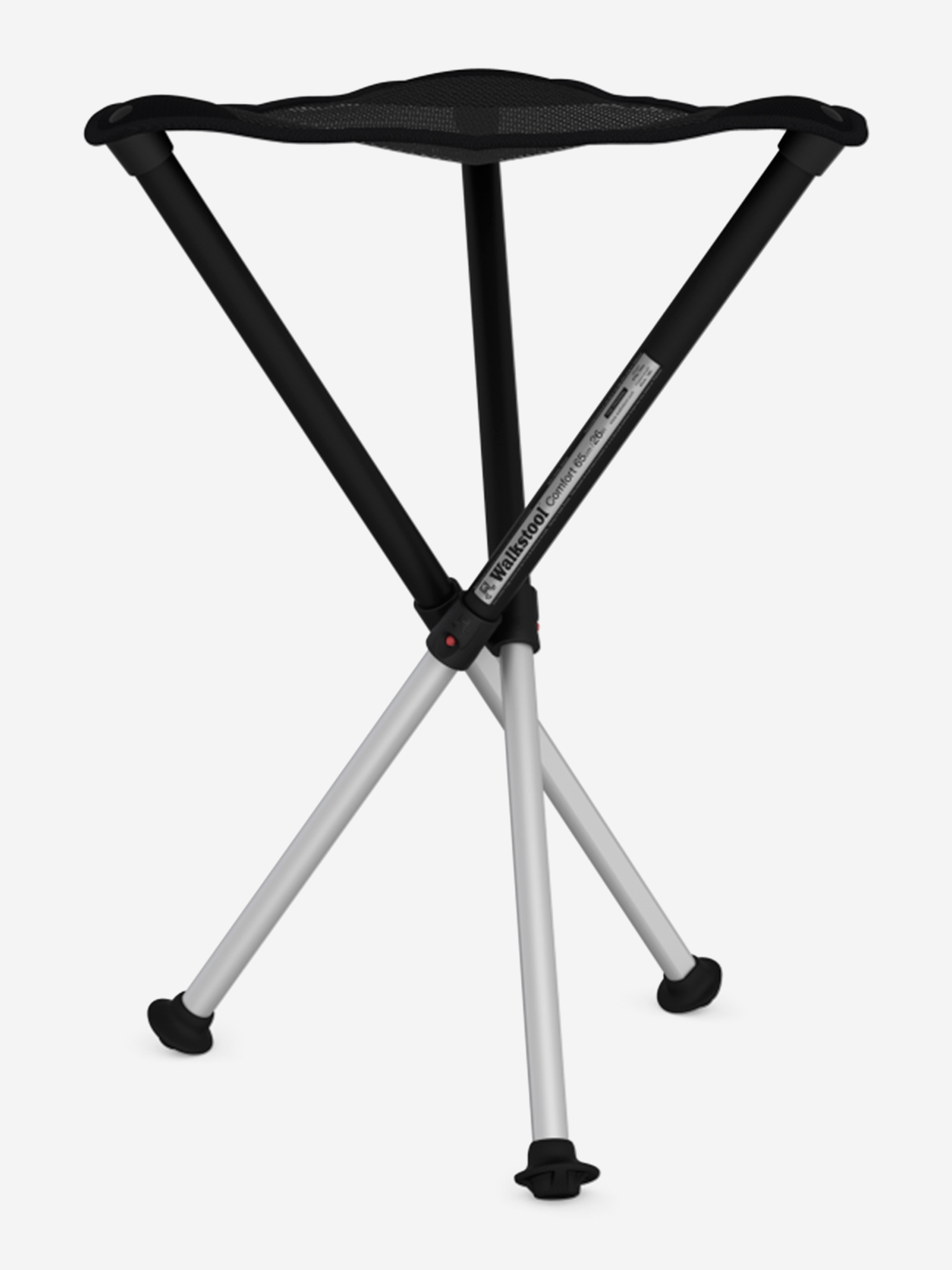 Табурет-тренога Walkstool Comfort 65, высота 65см, макс загрузка 250кг, р-р сидения 40см, 975г, Черный стульчик раскладной walkstool comfort 55xl