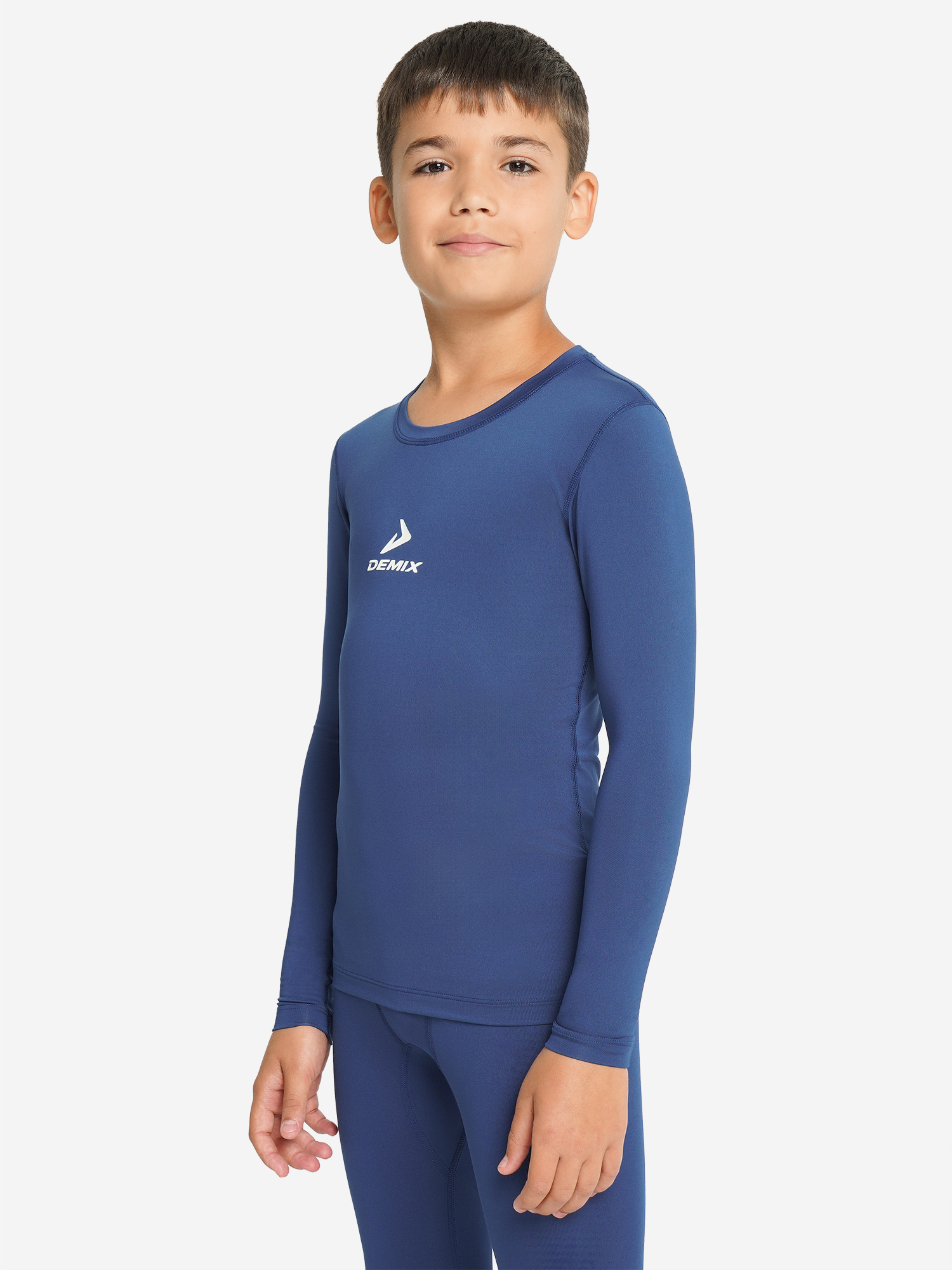 Изображение товара Детский компрессионный лонгслив для футбола Demix с длинным рукавом