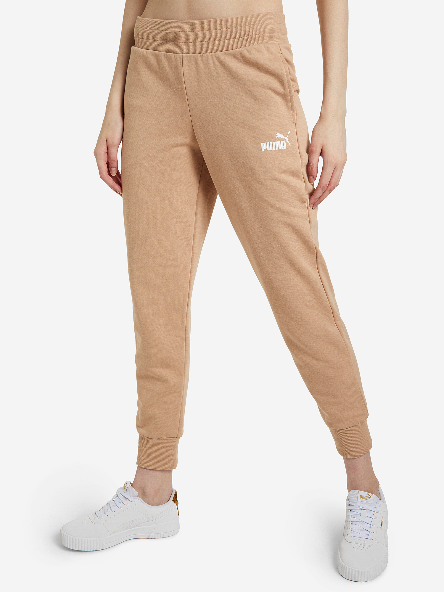 Брюки женские PUMA ESS Sweatpants, Бежевый 586843P0P-89, размер RUS 42-44 | EUR S