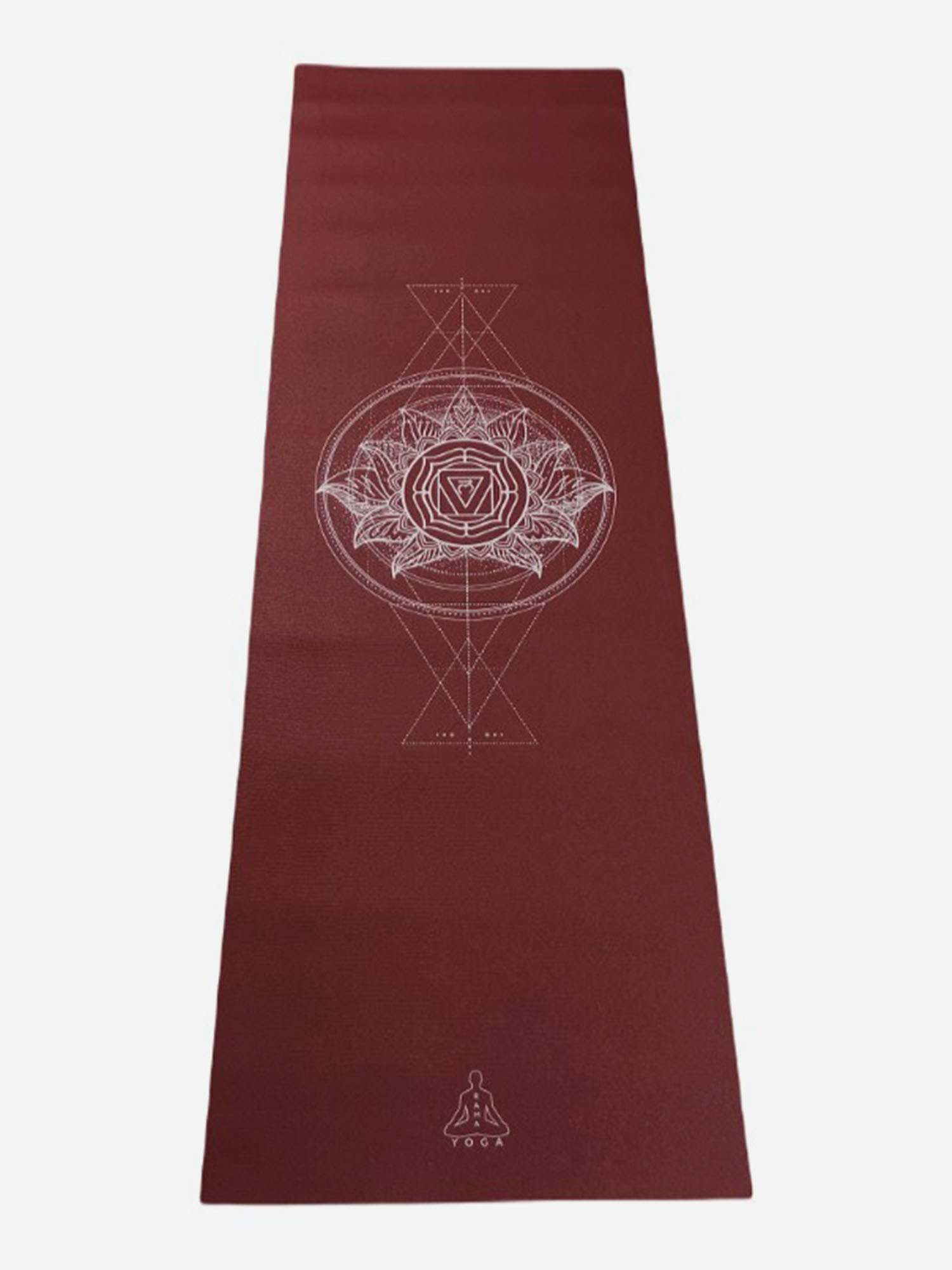 

Коврик для йоги Чакра Муладхара красная 185х60х0,45 BODHI, Красный