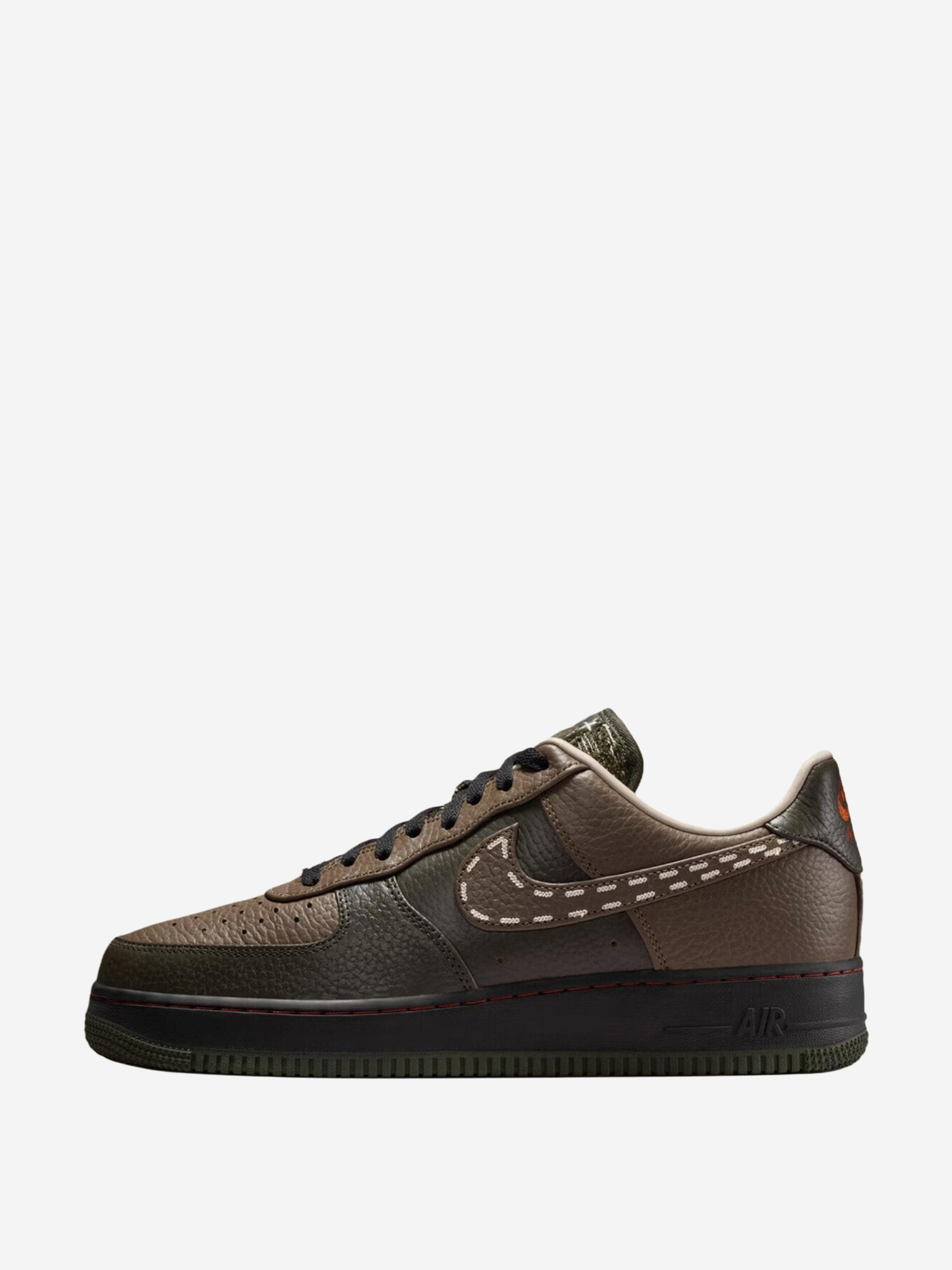 Изображение товара Кроссовки Nike Air Force 1 Cushioning Skateboard Shoes Men's Brown Green, Коричневый