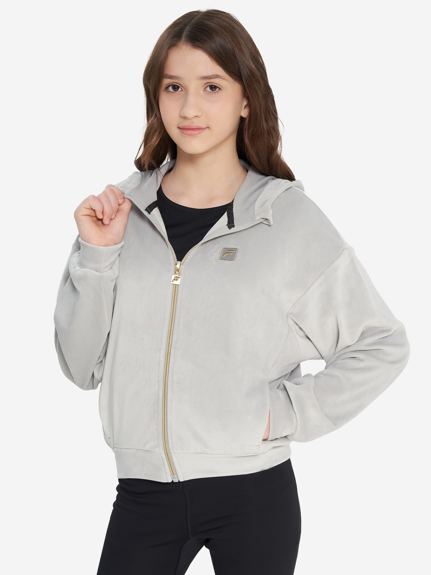 Толстовка для девочек FILA, серый, арт. 31891
