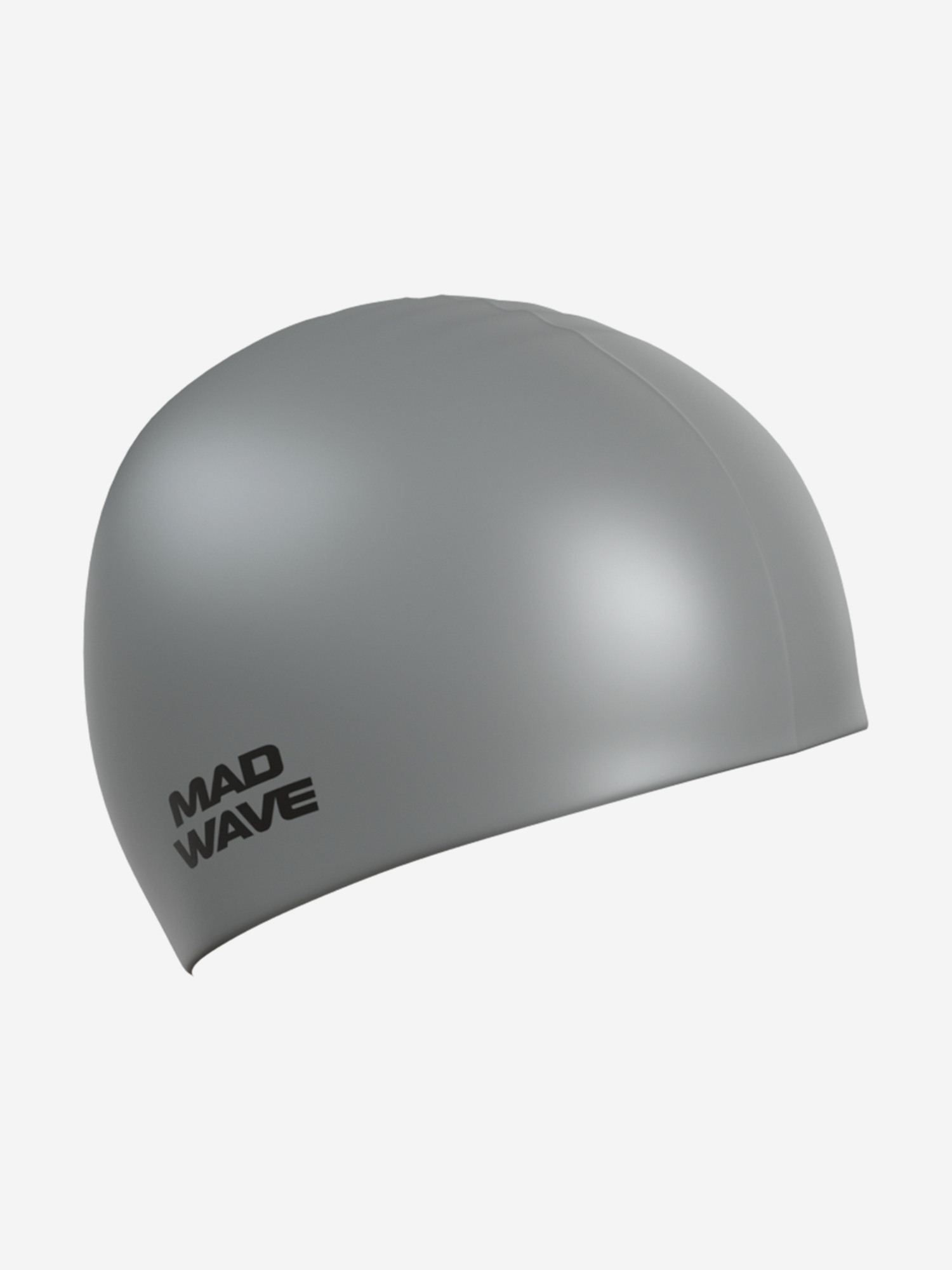 

Силиконовая шапочка Mad Wave Intensive Silicone Solid, Серый