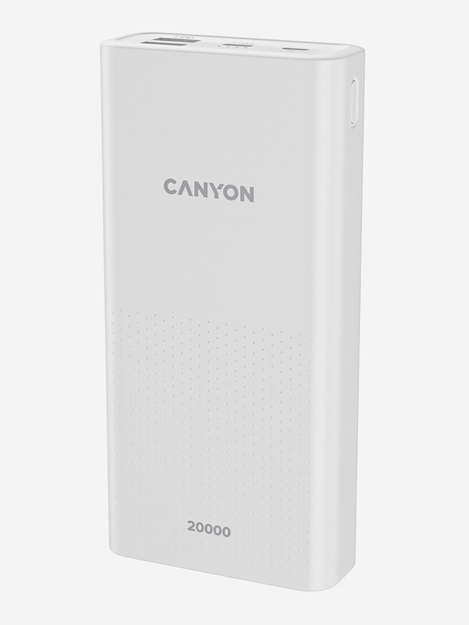 

Портативный аккумулятор CANYON CNE-CPB2001 20000 мАч, Белый