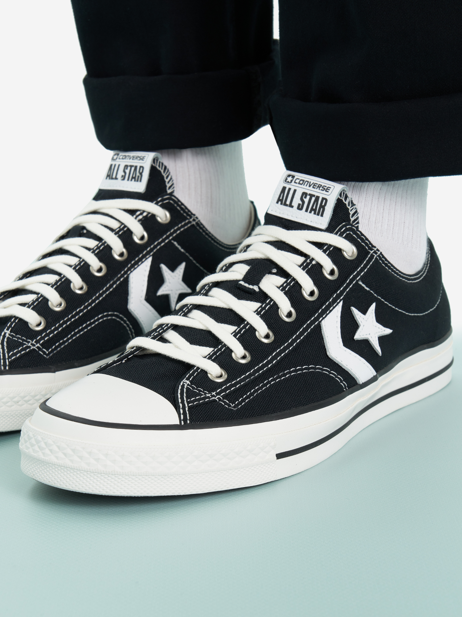 Кеды мужские Converse Star Player 76, Черный Вид№9