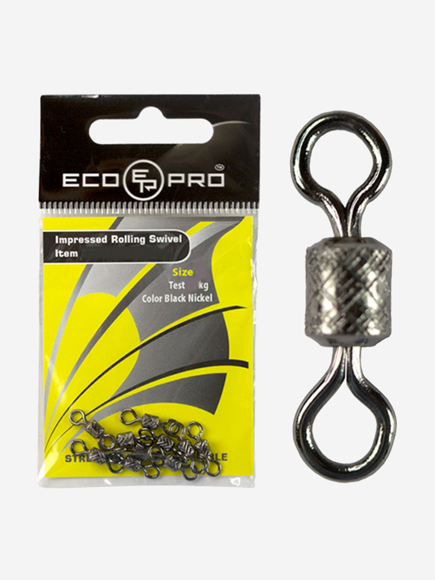 

Вертлюг для рыбалки ECOPRO EP-102 ( 1упк. по 10шт.), Серый