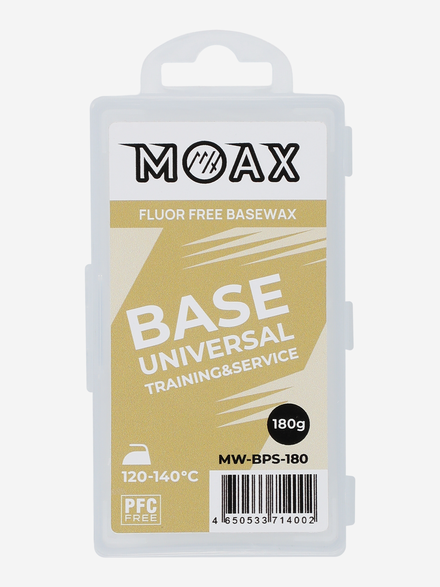 Мазь скольжения для беговых лыж Moaxsport Base Universal, 180 г, Белый