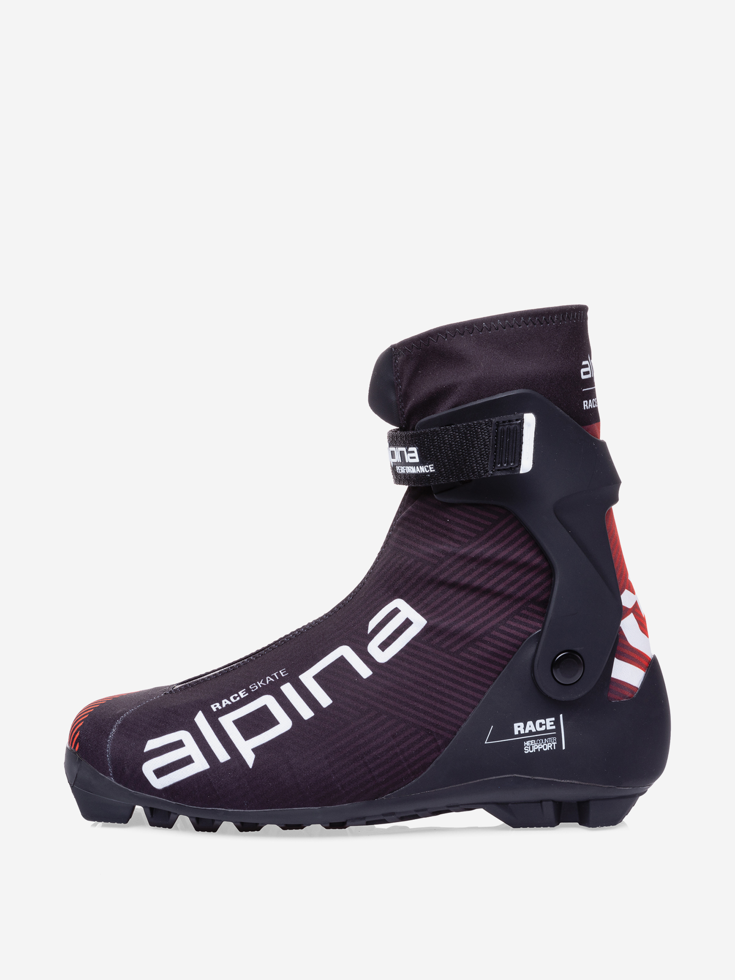 

Лыжные ботинки Alpina для конькового хода, модель RACE SKATE, Черный