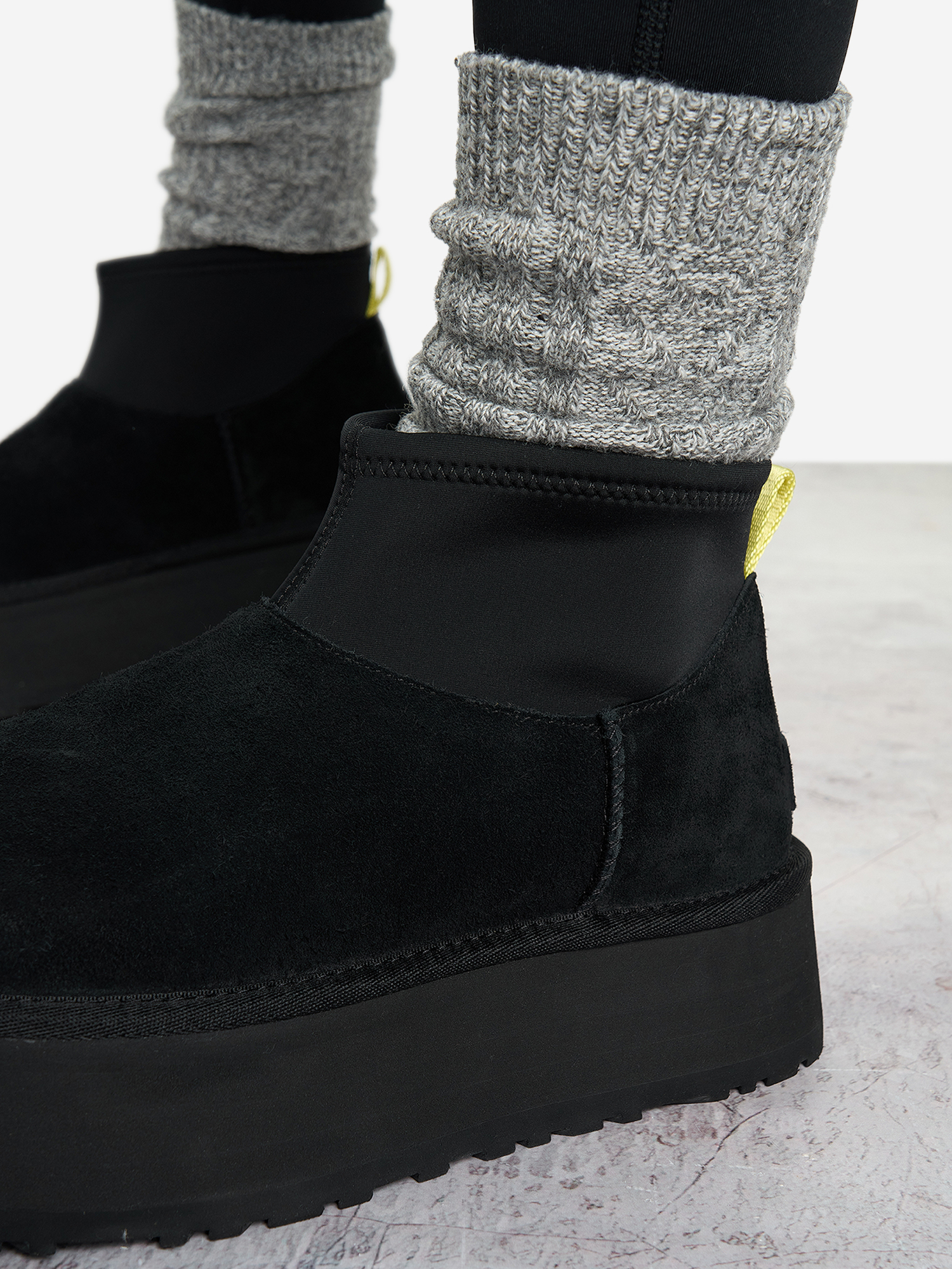 фото Угги женские ugg classic mini dipper, черный