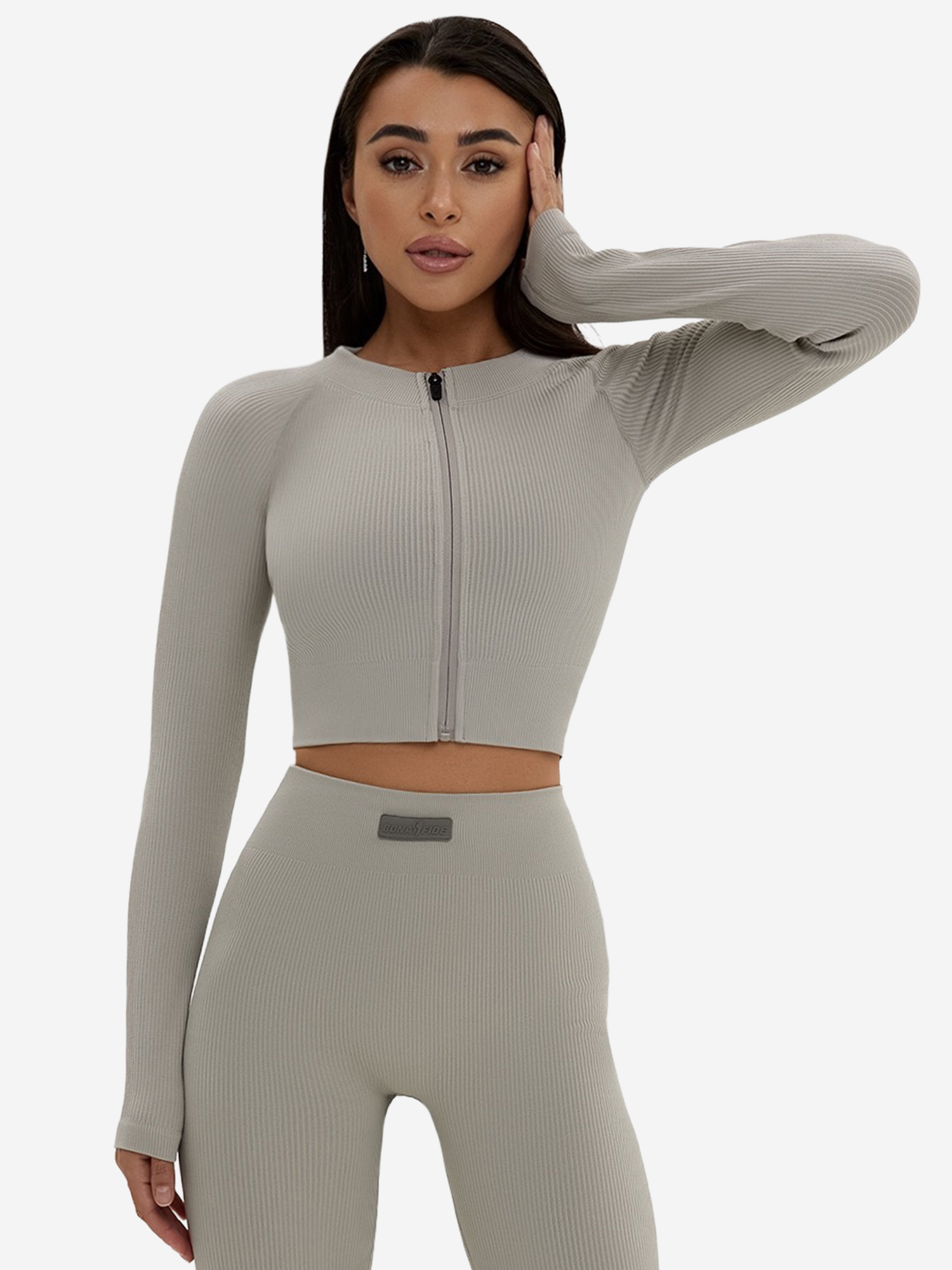 Изображение товара Рашгард женский Bona Fide Rashguard Opal Grey, Серый