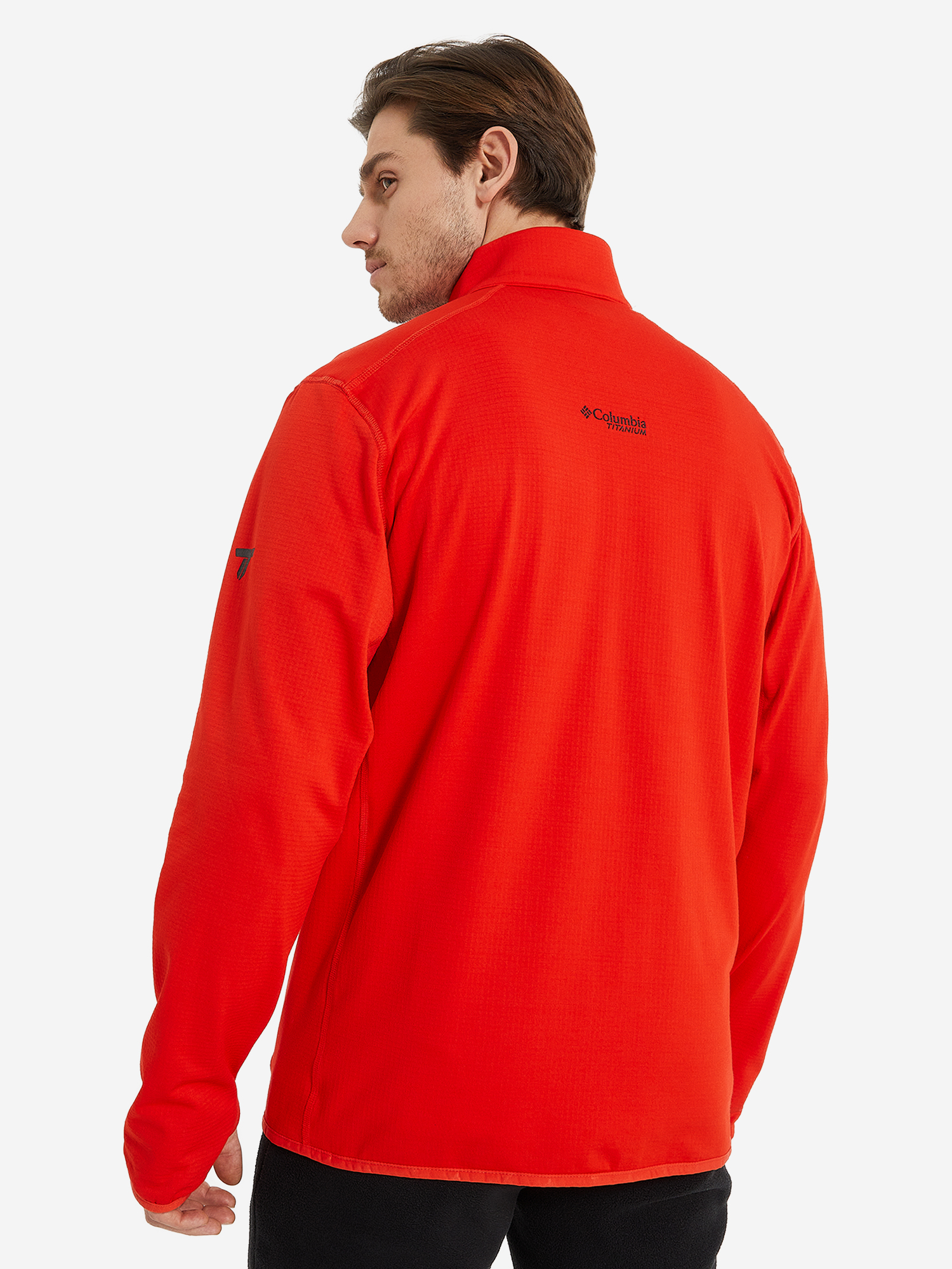 Джемпер флисовый Columbia Triple Canyon Grid Fleece Full Zip, Оранжевый 2072061CLB-839, размер 54 - фото 3