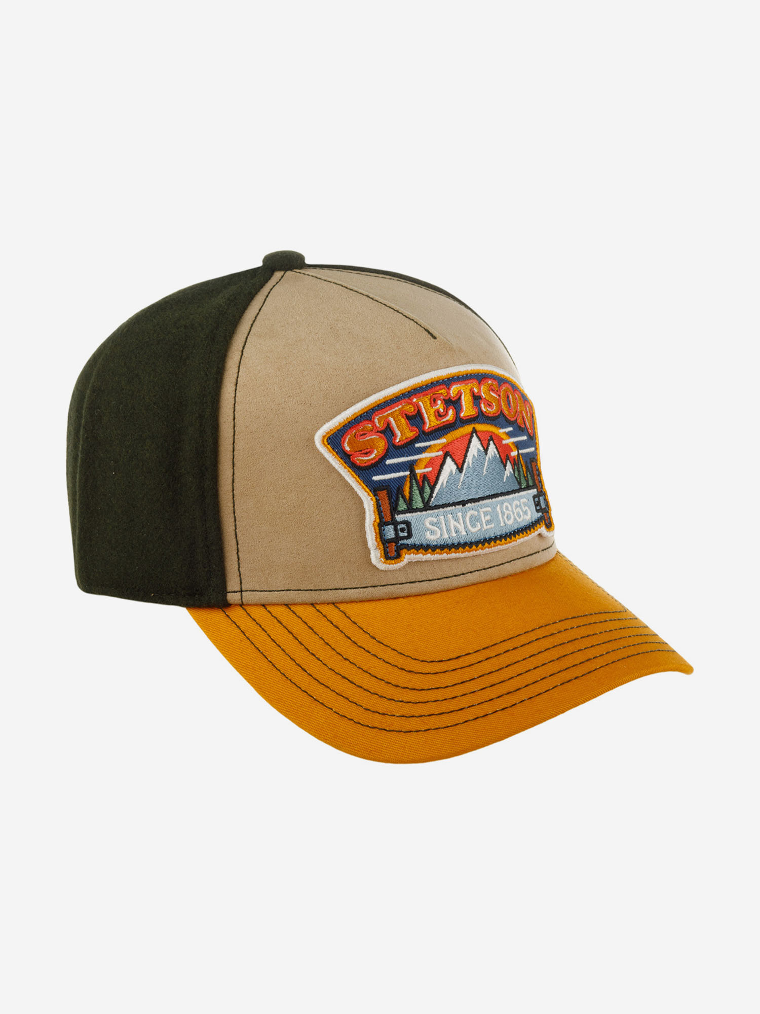 Бейсболка STETSON 7761129 TRUCKER CAP HACKSAW (желтый), Желтый 02-835XDOXS9Z-02, размер Без размера - фото 2