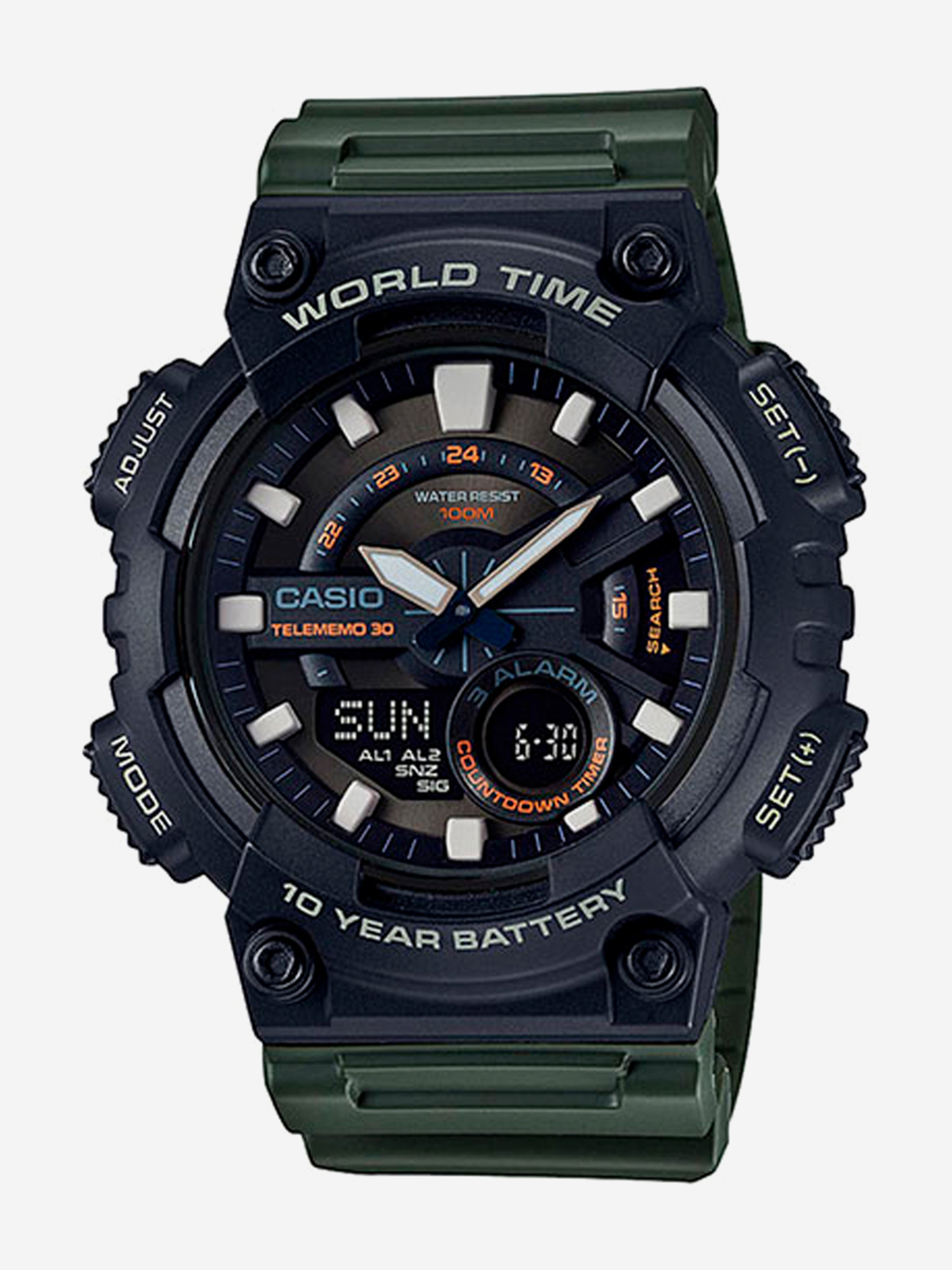 

Наручные часы Casio AEQ-110W-3A, Черный