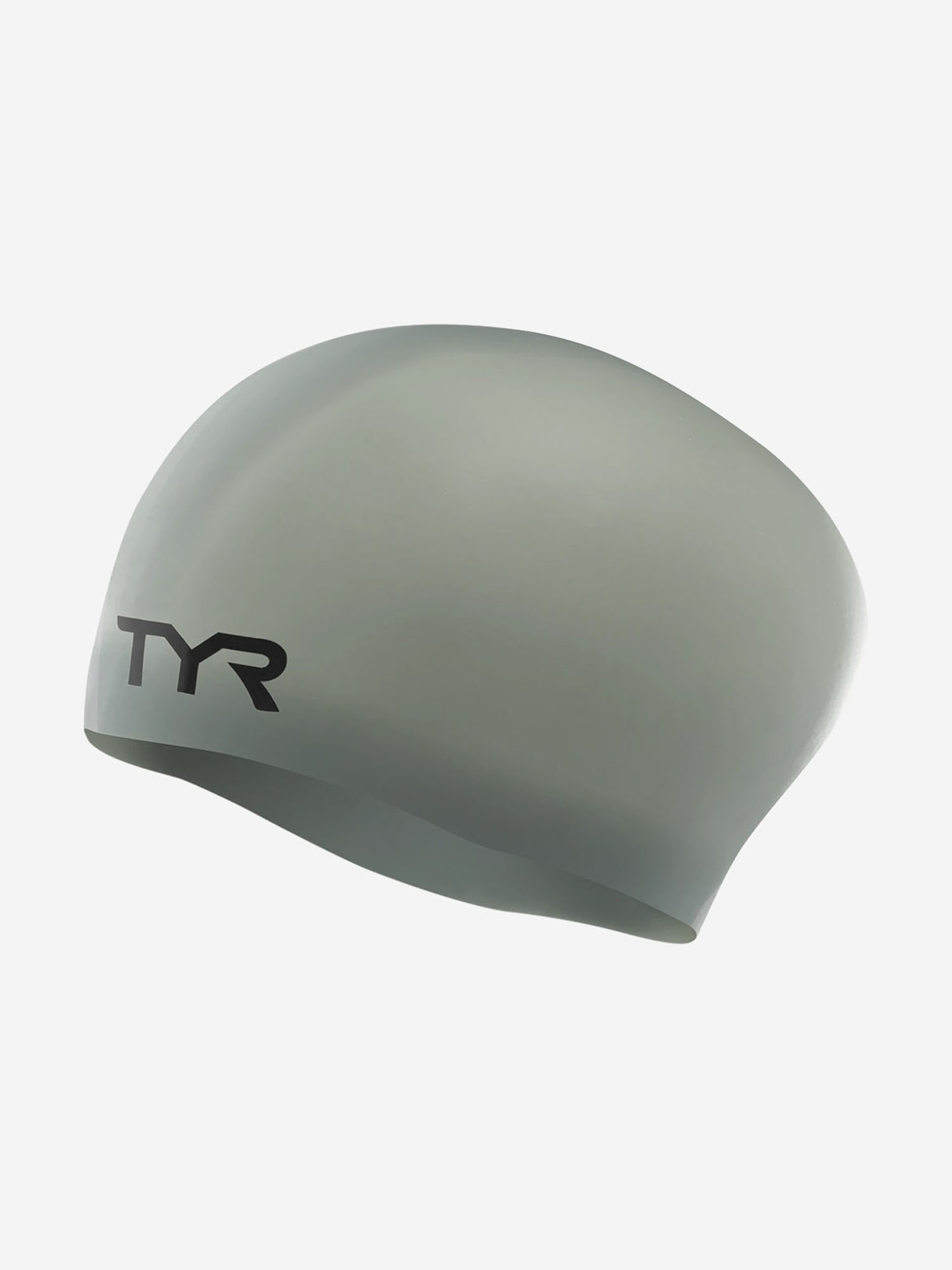 

Шапочка для плавания TYR Long Hair Wrinkle-Free Silicone Cap, Серебряный