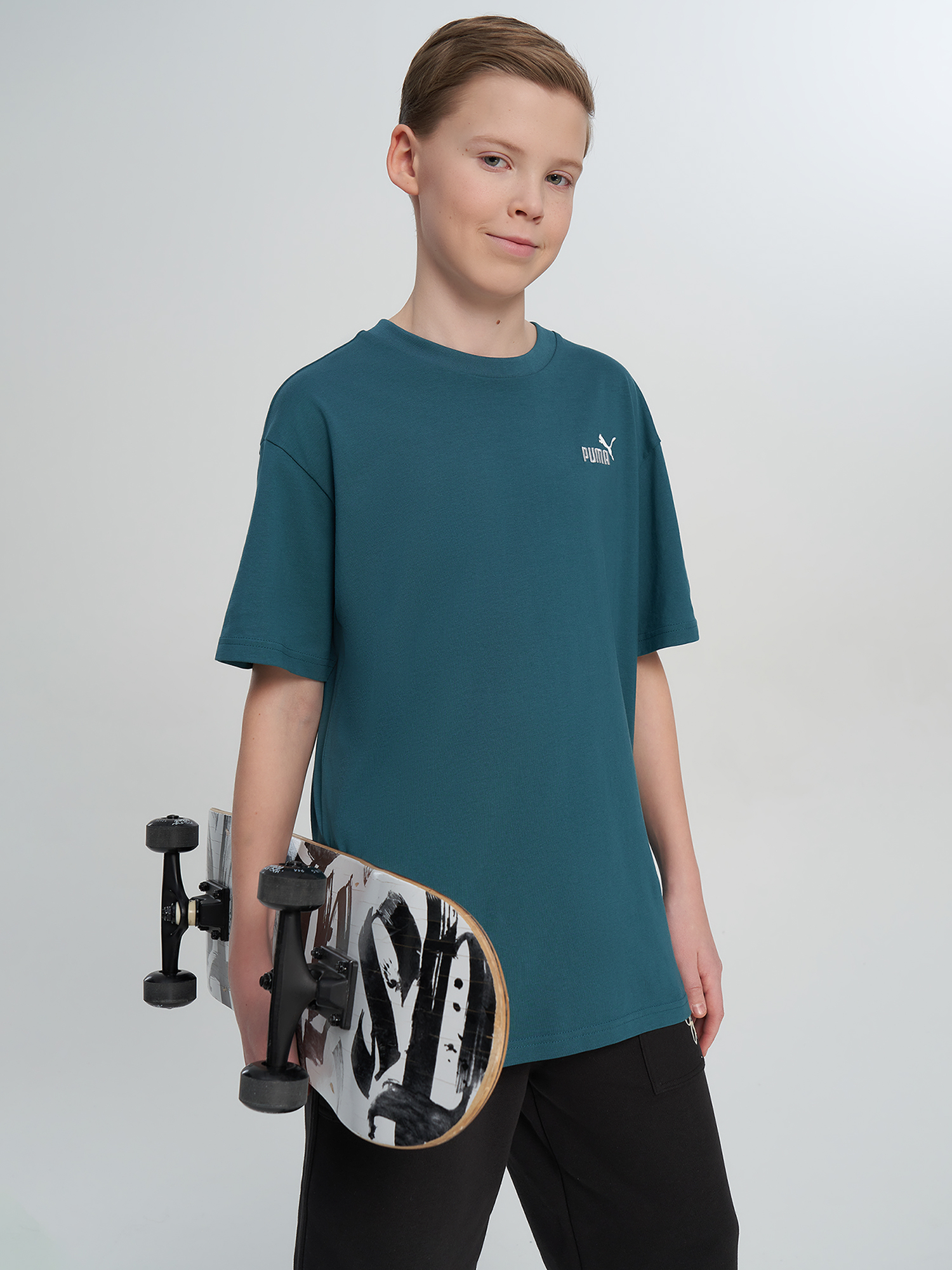 

Футболка для мальчиков PUMA Ess Small No. 1 Logo, Синий