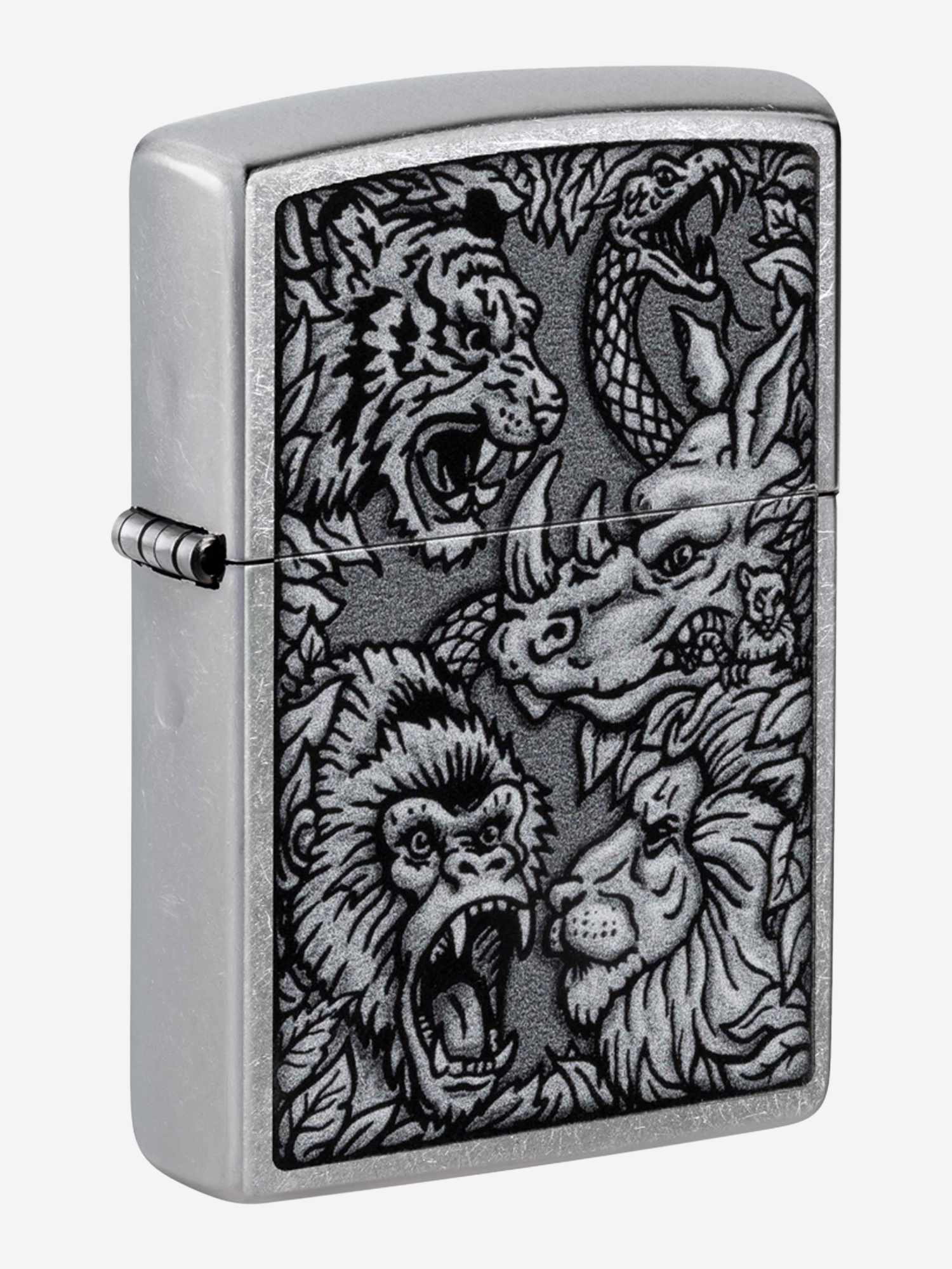 Изображение товара Зажигалка Zippo Jungle Design Street Chrome