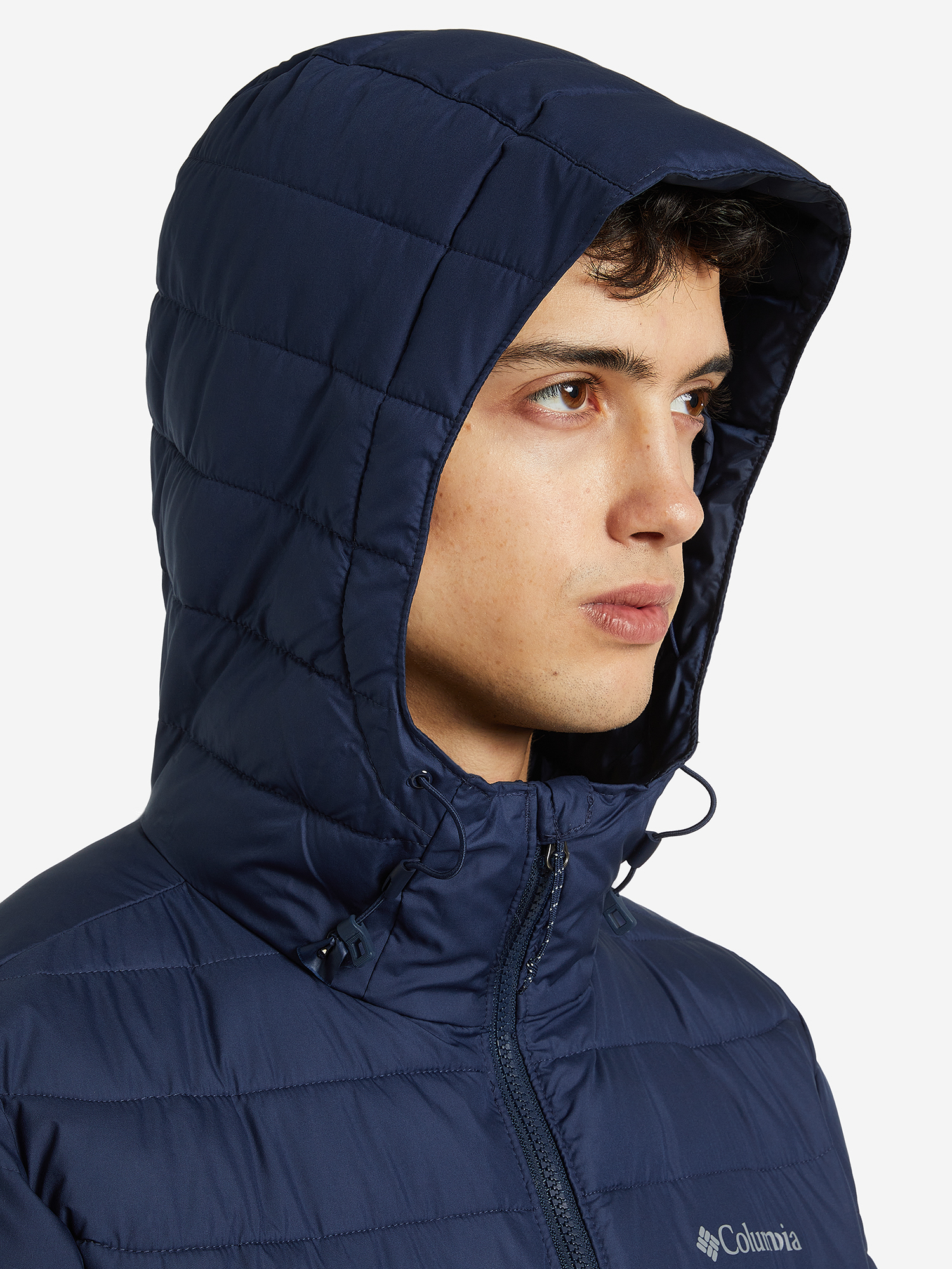 Куртка утепленная мужская Columbia Powder Lite Hooded Jacket, Синий 1693931CLB-432, размер 46 - фото 4