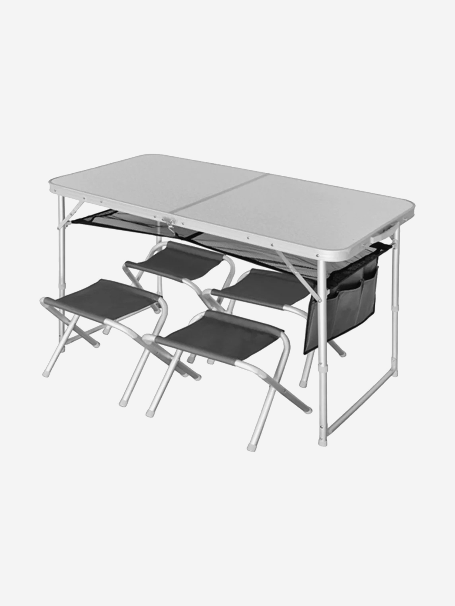 Изображение товара Набор складной мебели для походов и кемпинга Norfin RUNN NF Alu 120x60 + 4 стула