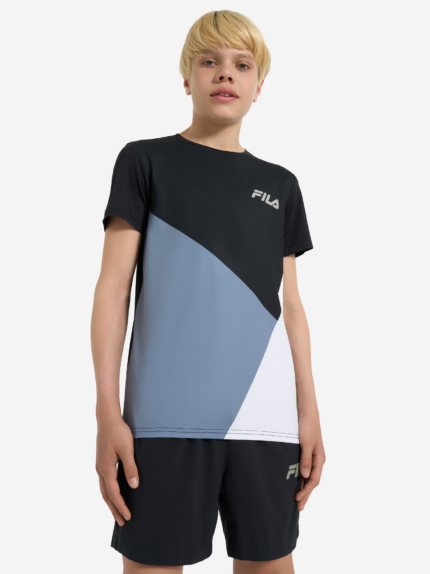 фото Футболка для мальчиков fila, черный