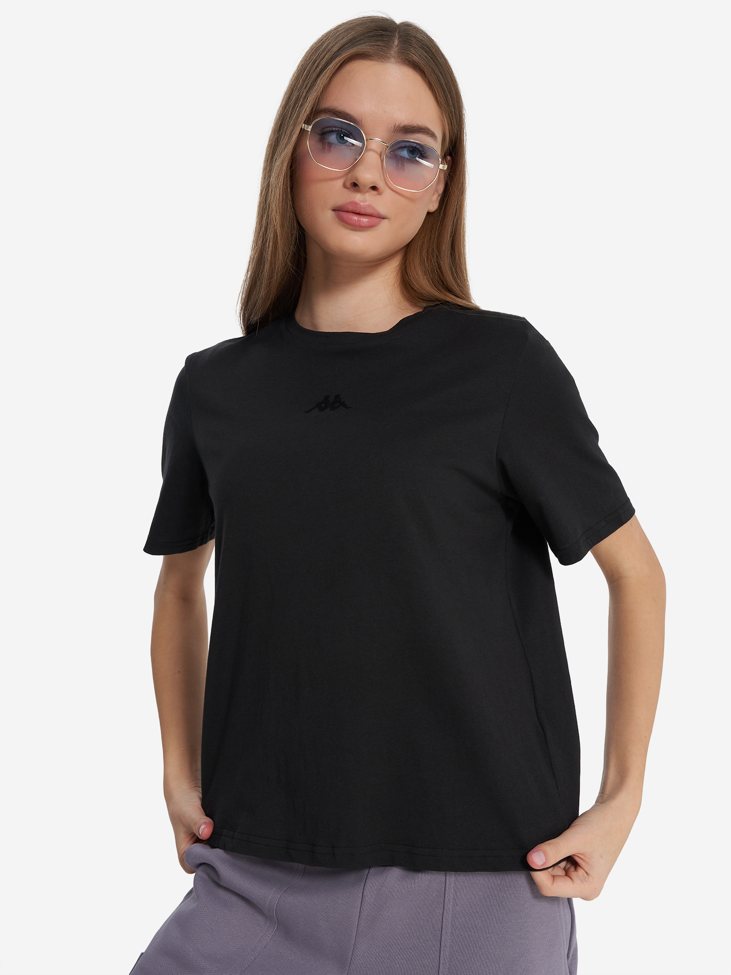 Футболка женская Kappa, черный, арт. 35587
