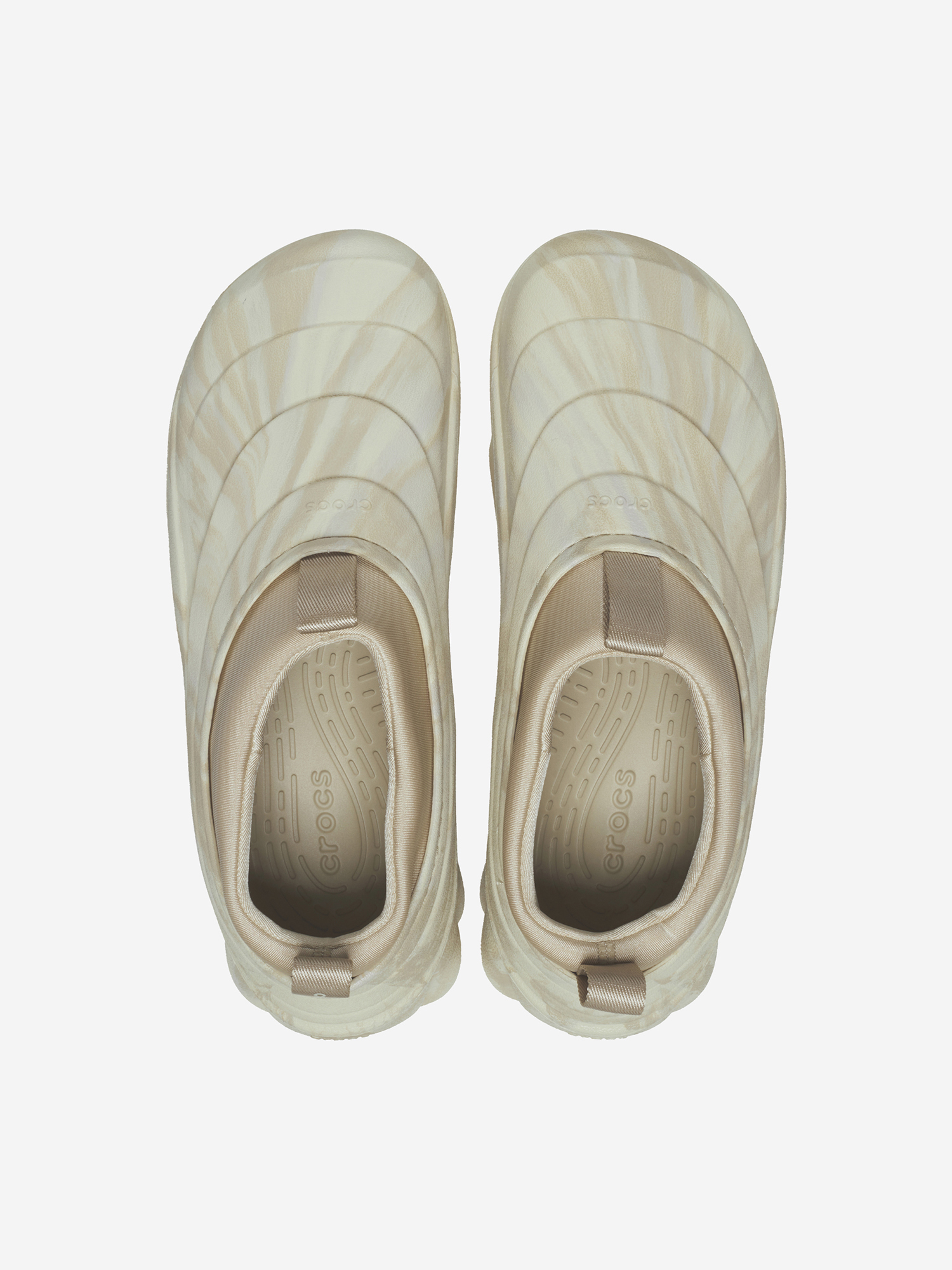 фото Клоги crocs, бежевый