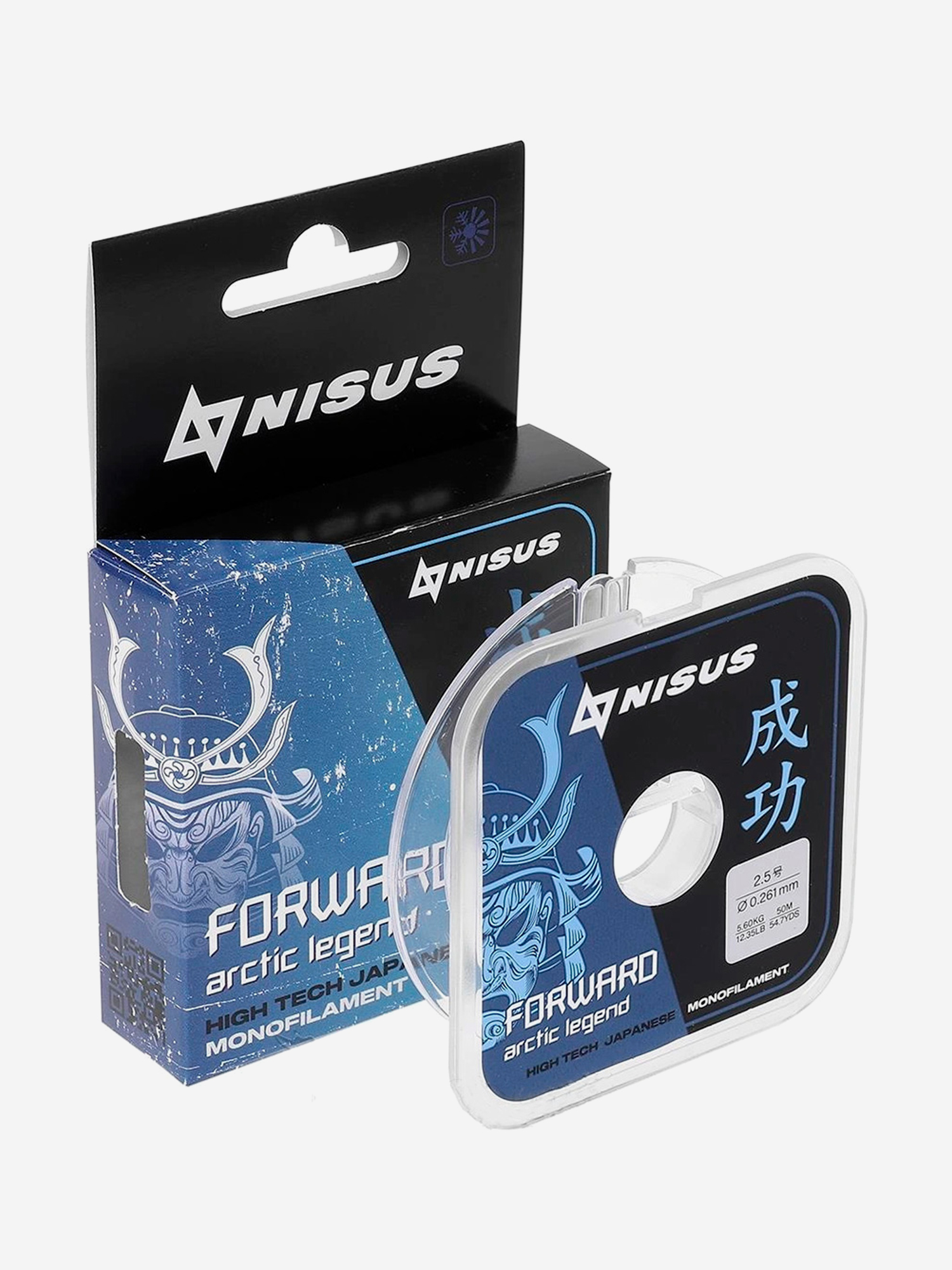 

Леска для рыбалки Nisus FORWARD ARCTIC LEGEND Nylon 0,261мм, 50м, 5,6кг, прозрачный, Серый