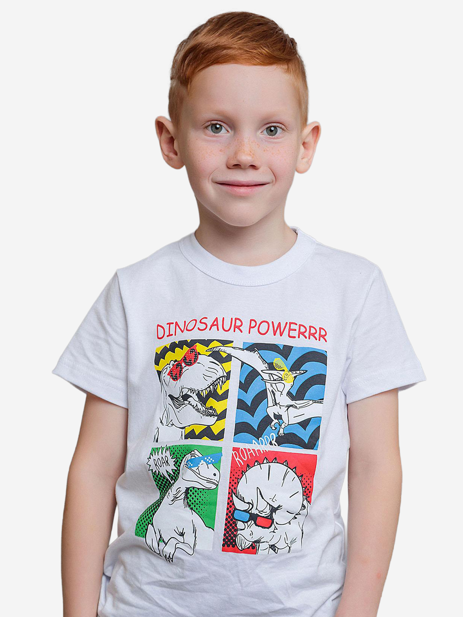 Изображение товара Футболка батик с коротким рукавом для мальчика из хлопка