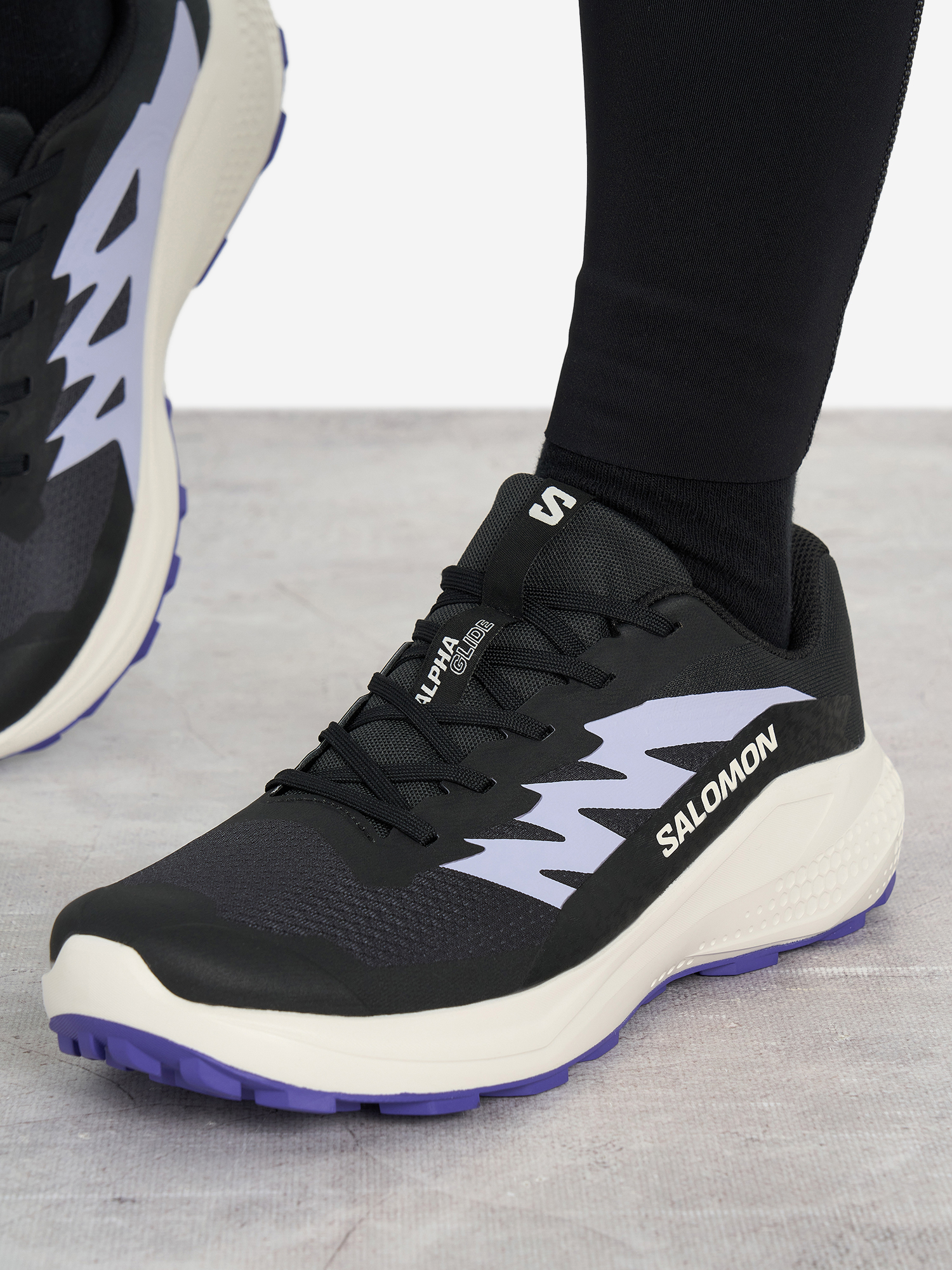 фото Кроссовки женские salomon alphaglide, черный
