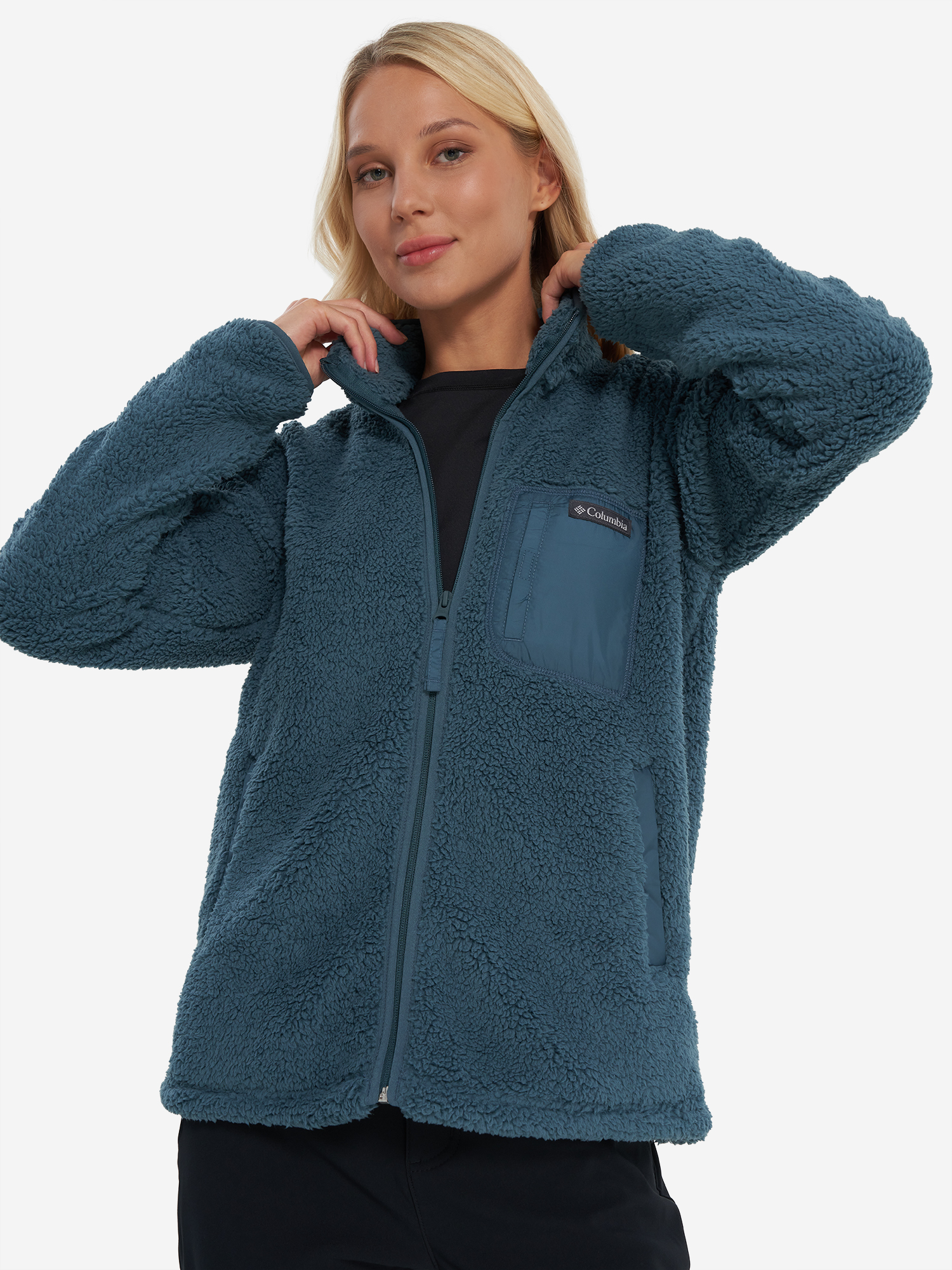 

Джемпер флисовый женский Columbia West Bend Full Zip Ii, Голубой