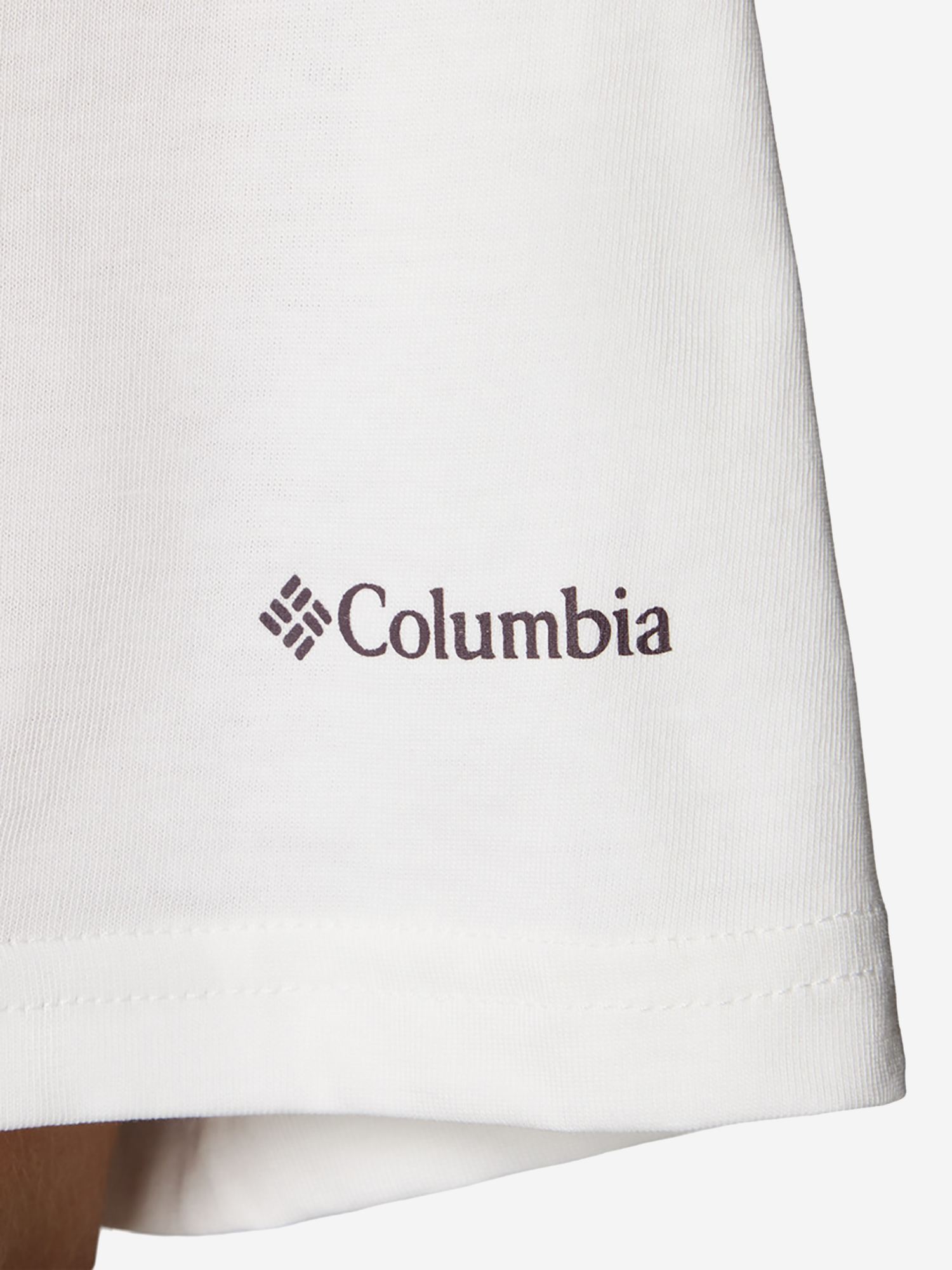 фото Футболка женская оверсайз columbia rolling bend graphic oversized tee, белый