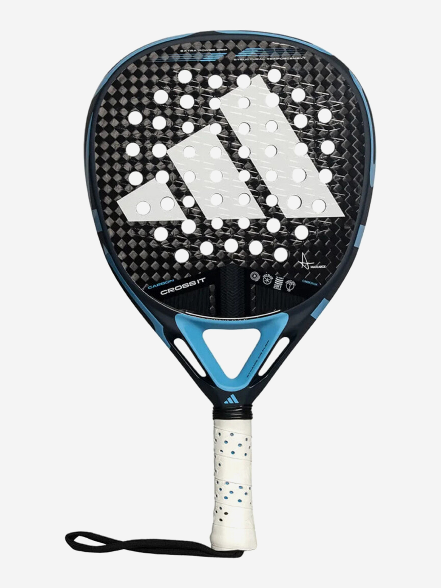 Изображение товара Ракетка для падела Adidas Cross It Carbon Blue By Maxi Arce 2025 профессиональная