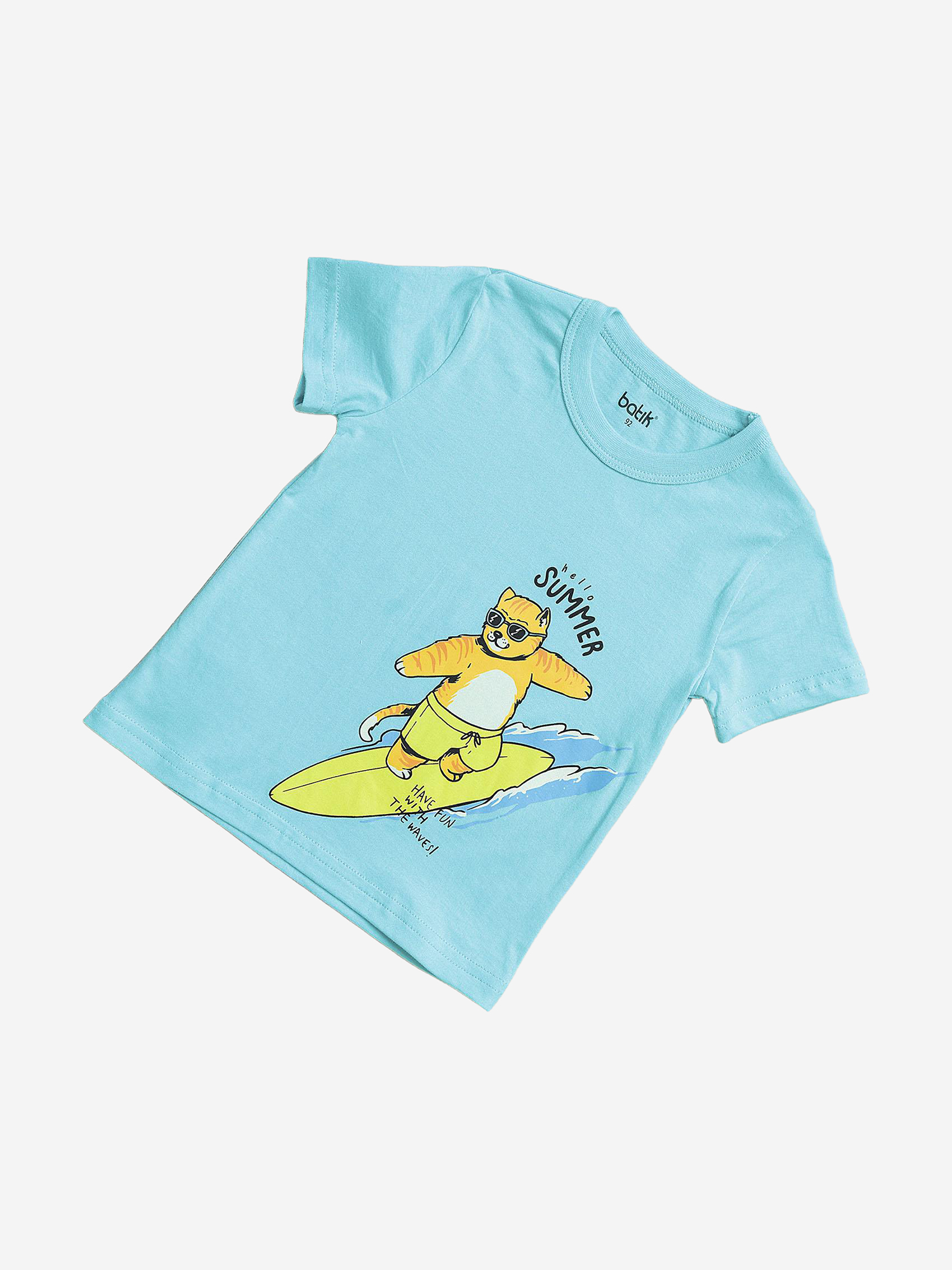 Изображение товара Футболка батик для мальчика с коротким рукавом спортивный стиль