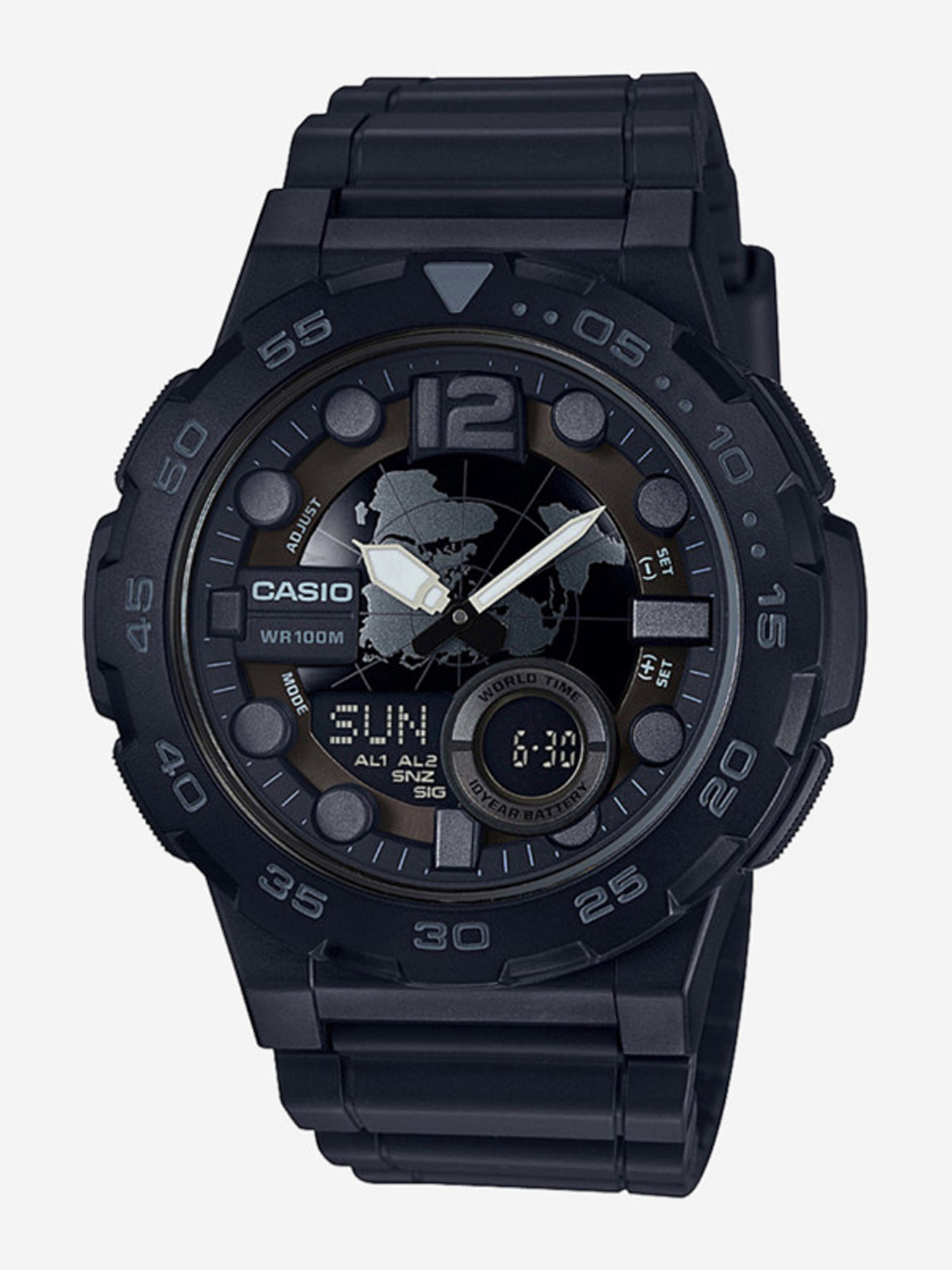 Изображение товара Спортивные часы CASIO AEQ-100W-1B, Черный