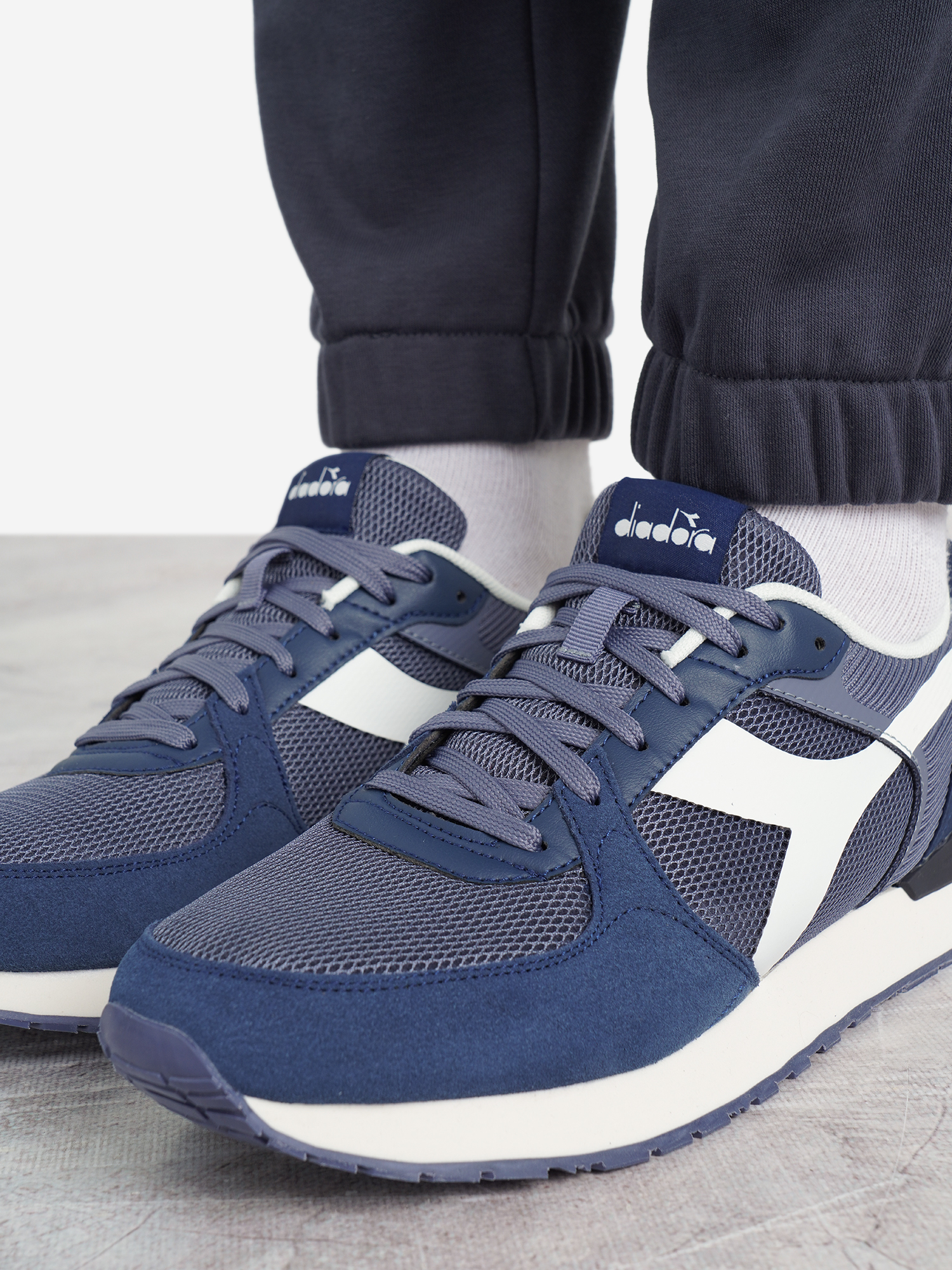 фото Кроссовки мужские diadora fenice, синий