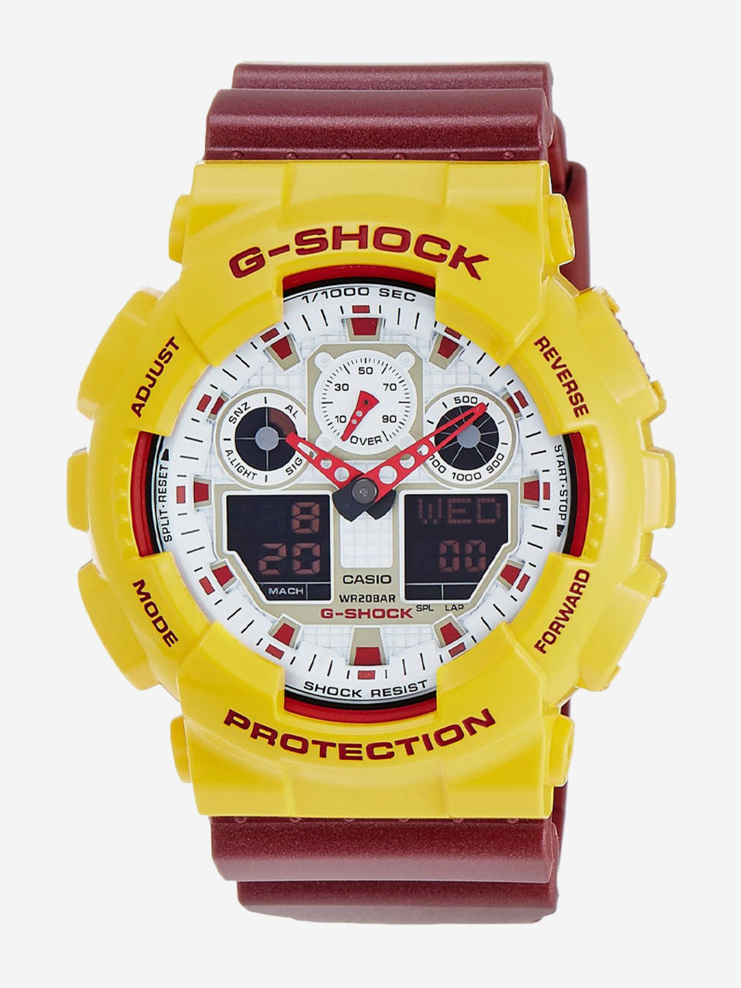 

Наручные часы Casio G-SHOCK GA-100CS-9A, Желтый