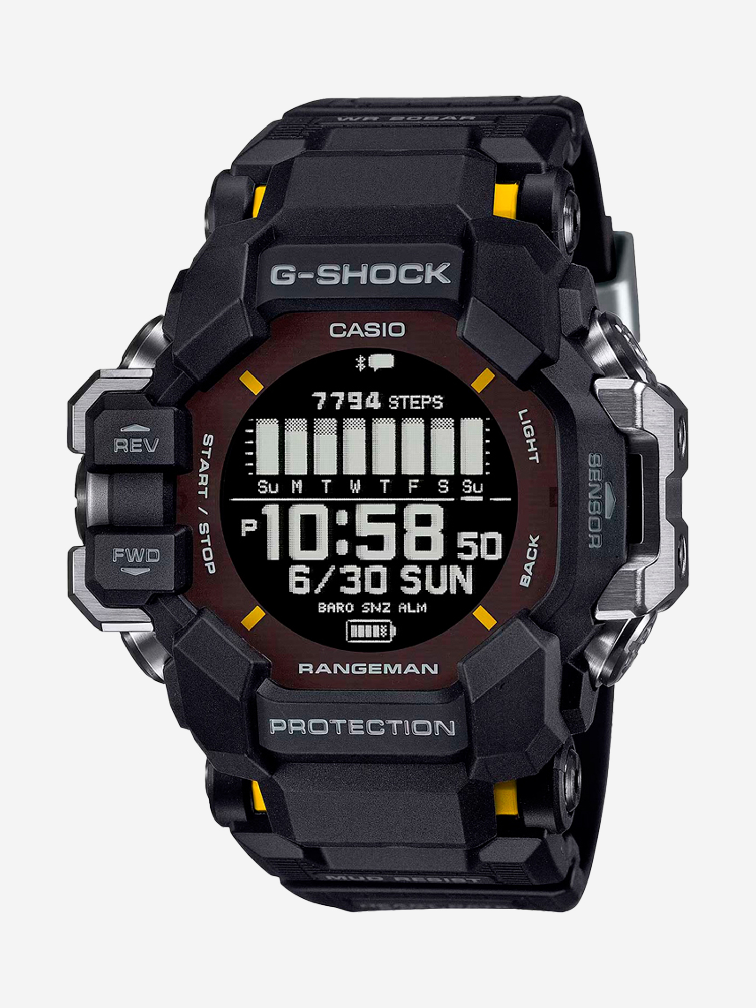 

Спортивные часы CASIO GPR-H1000-1E, Черный