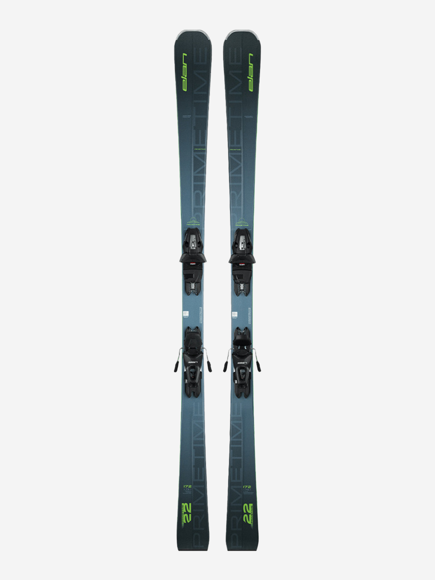  Горные лыжи с креплениями Elan Primetime 22 Blue PS + Protector Shift 10 GW 23/24, Синий
