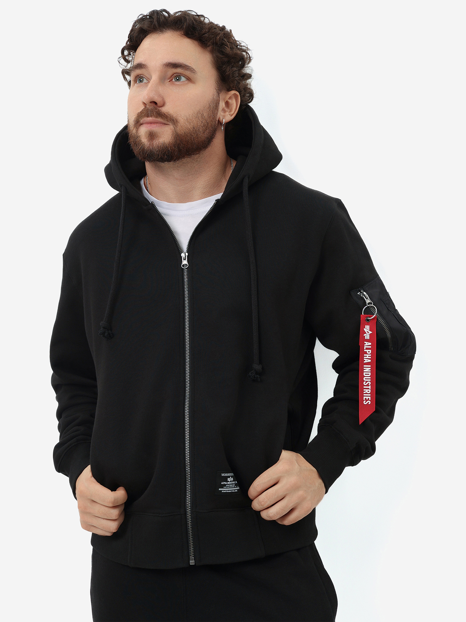 Изображение товара Толстовка с капюшоном на молнии Alpha Industries Utility Pocket Full Zip Up