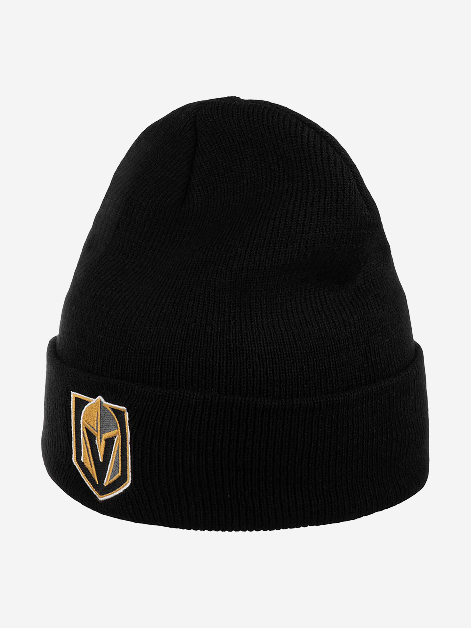 Шапка с отворотом AMERICAN NEEDLE 21019A-VGK Vegas Golden Knights Cuffed Knit NHL (черный), Черный 06-410XDOXA3Y-09, размер Без размера - фото 3