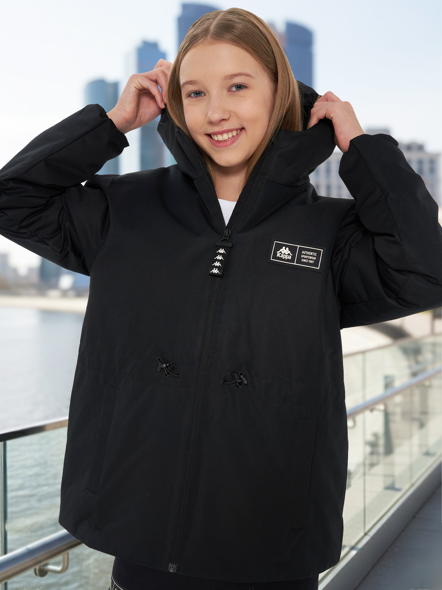 Куртка утепленная Kappa, черный, арт. 33582