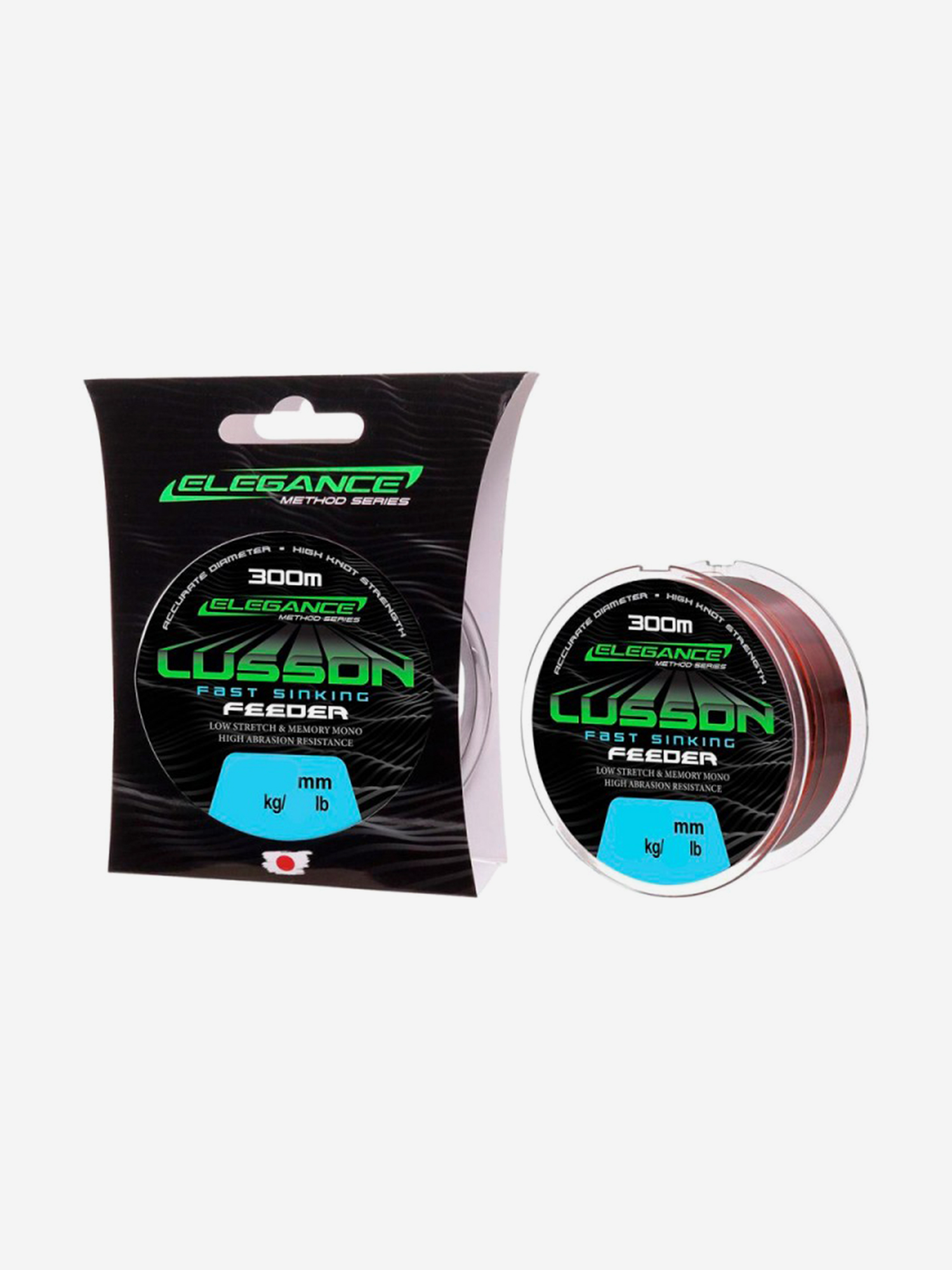 Изображение товара ELEGANCE METHOD Леска Lusson Fast Sinking Feeder 300м 0.26мм 6.27кг, Коричневый