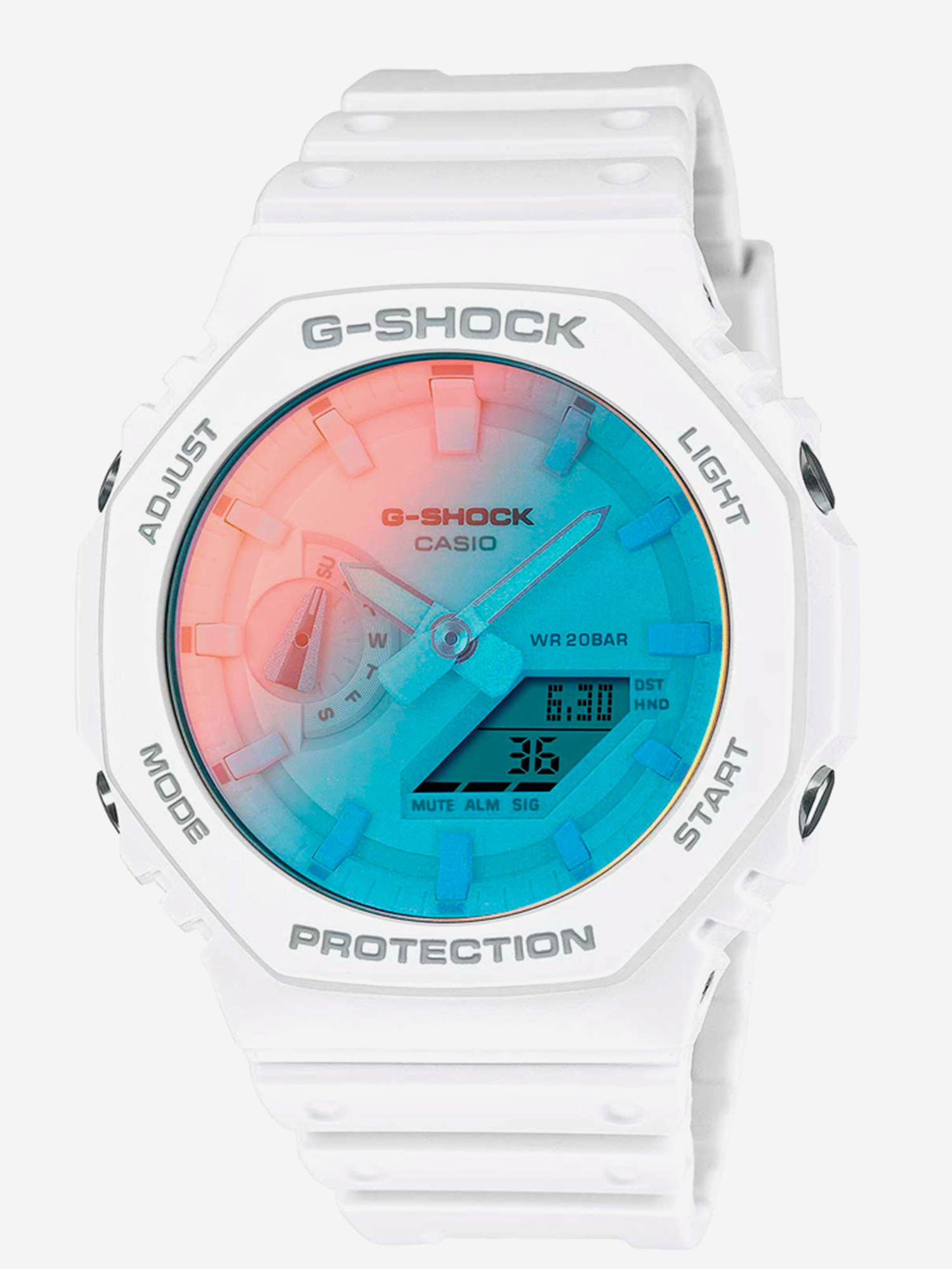 

Спортивные часы CASIO GA-2100TL-7A, Белый