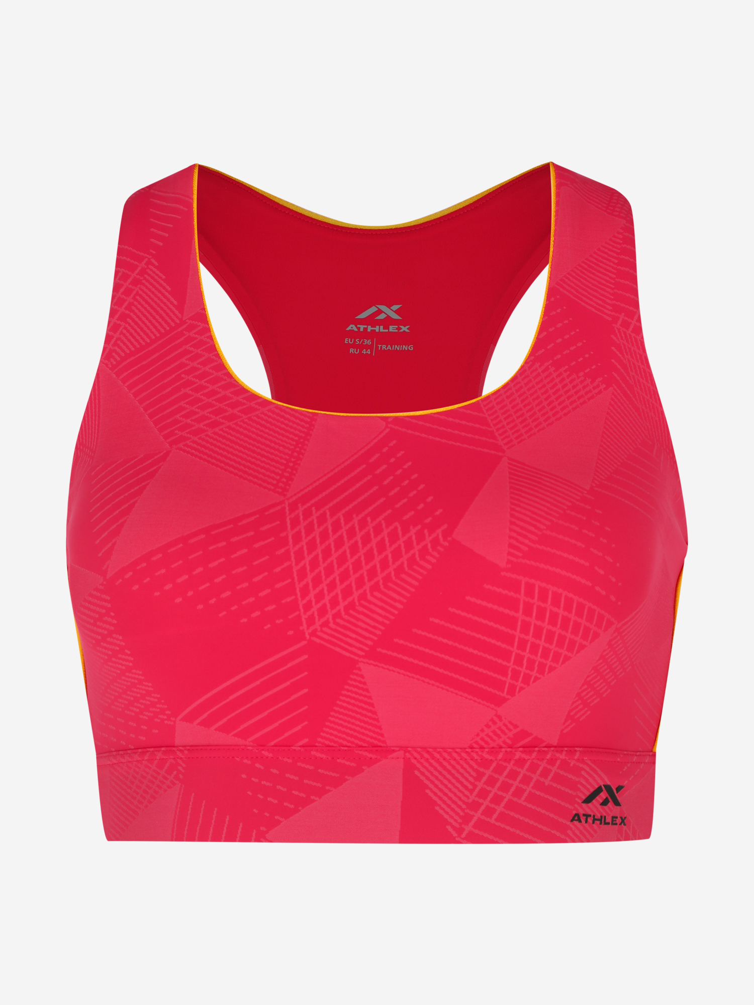 фото Топ бра спортивный athlex, красный