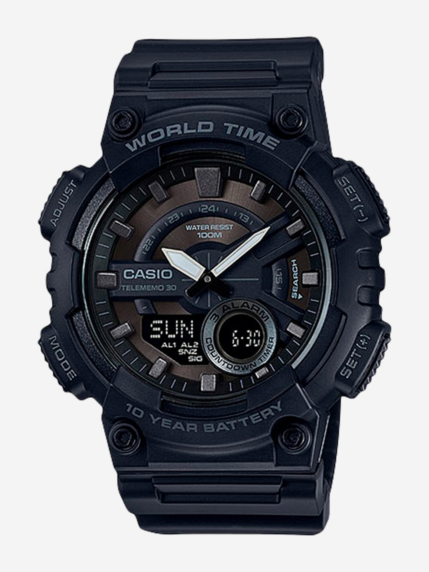 

Наручные часы Casio Collection AEQ-110W-1B, Черный